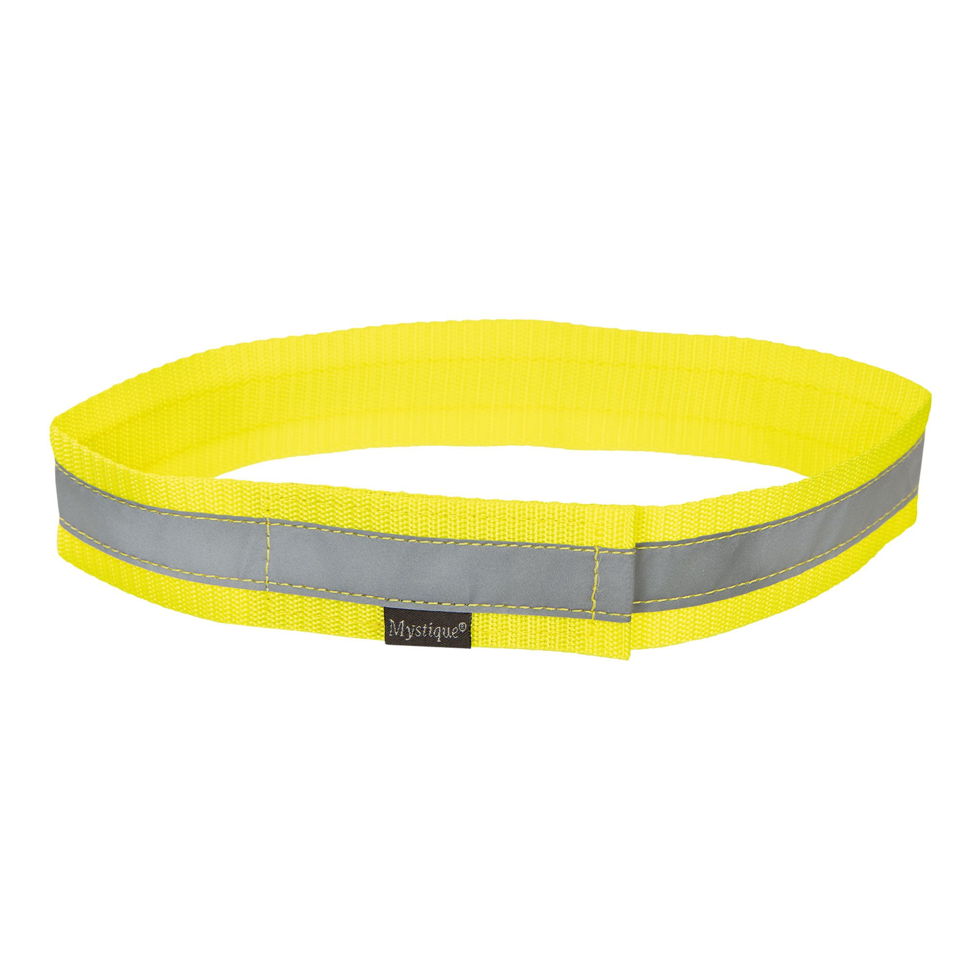 Mystique Leuchthalsband Mystique® Signalhalsband - Weit sichtbare Halsung, Nylon, verschiedene Größen