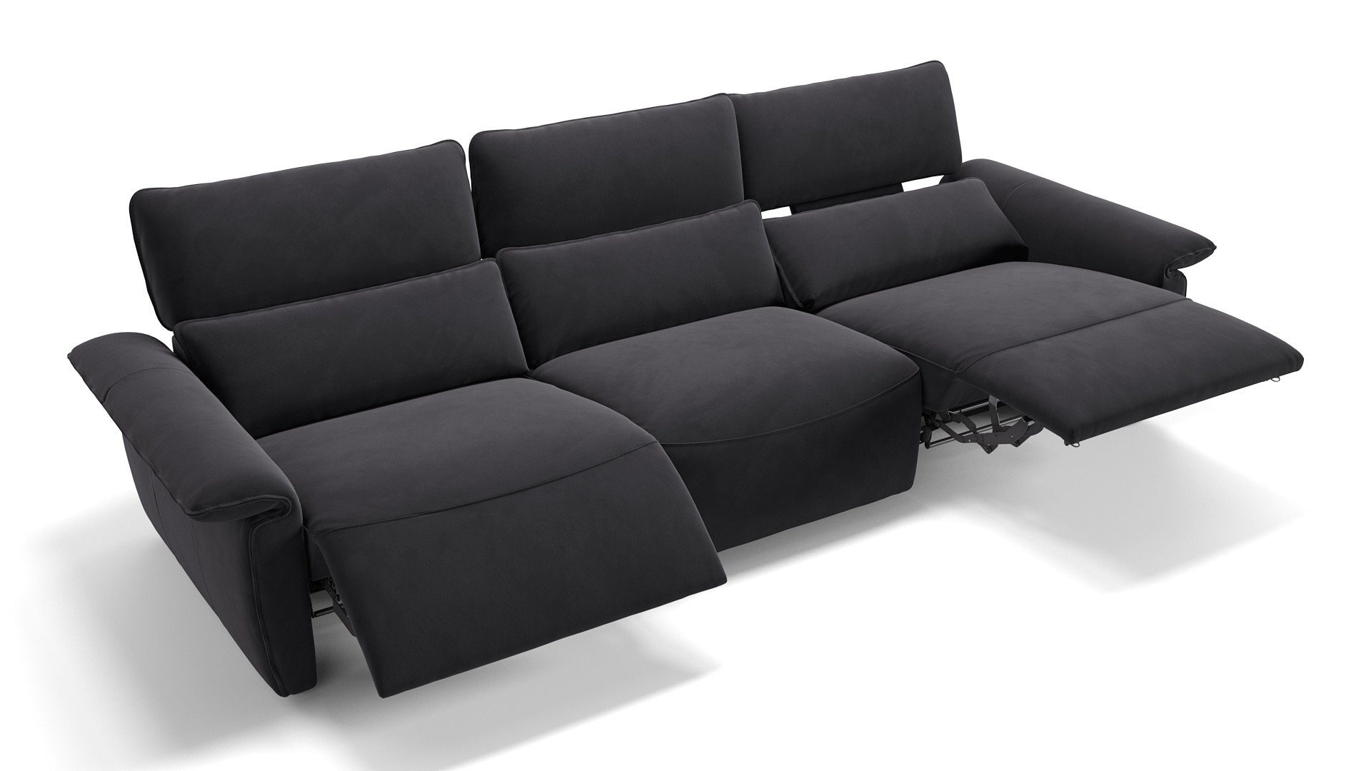 Sofanella 3-Sitzer Stoff MERIDA, Relaxcouch, Designersofa, Designer Sofa, 3er Couch, Sofagarnitur