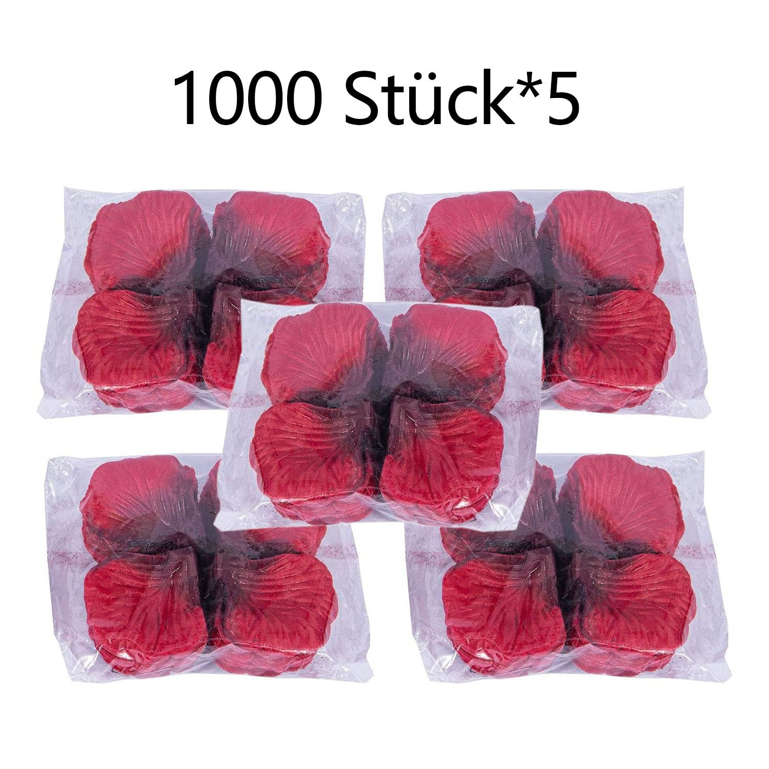 Kunstblume Packung mit 5000 künstlichen roten Rosen, GarveeMore günstig online kaufen