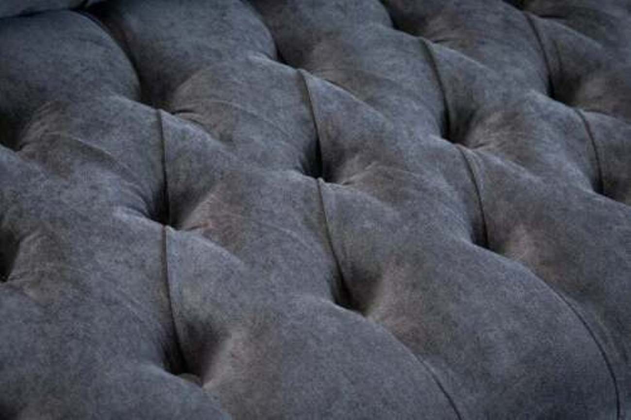 JVmoebel 3-Sitzer Made Sofas Stoff, Textil Couch Couchen Sofa Europe in Ledersofa Chesterfield Polster