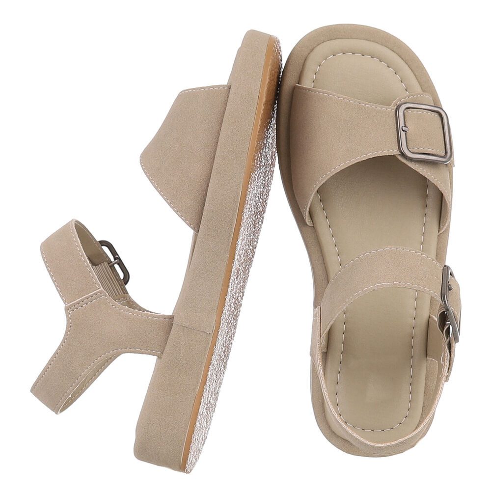 Ital-Design Bequeme Damen-Sandalen mit verstellbaren Riemen günstig online kaufen