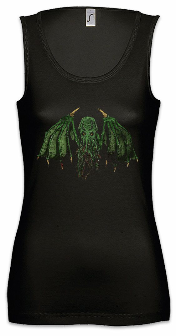 Tanktop Cthulhu IV Ärmelloses Damen T-Shirt Call Monster Horror Arkham H. P.