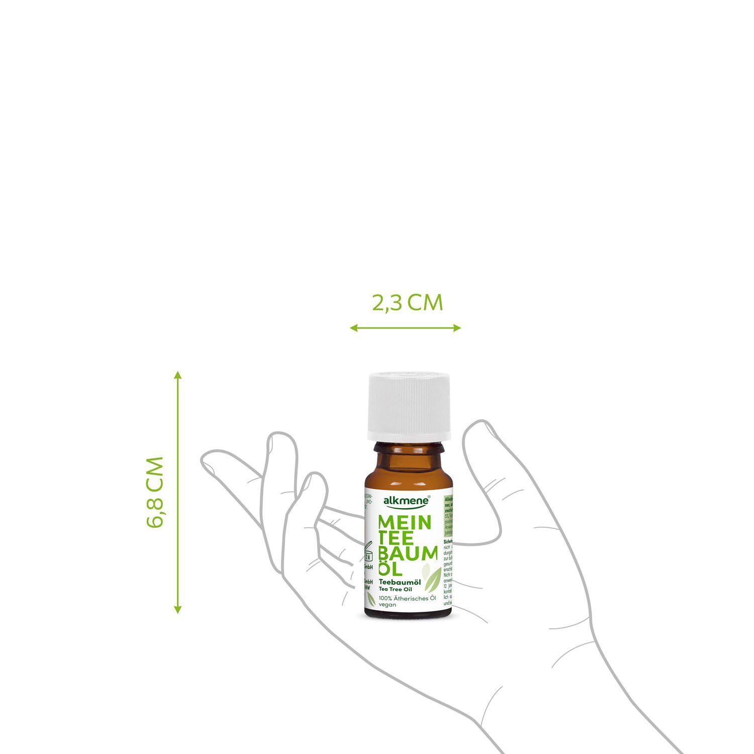 10 100% alkmene ml & Haar, klimaneutral für 2x Körperöl Haut vegan reines 2-tlg. & Teebaumöl
