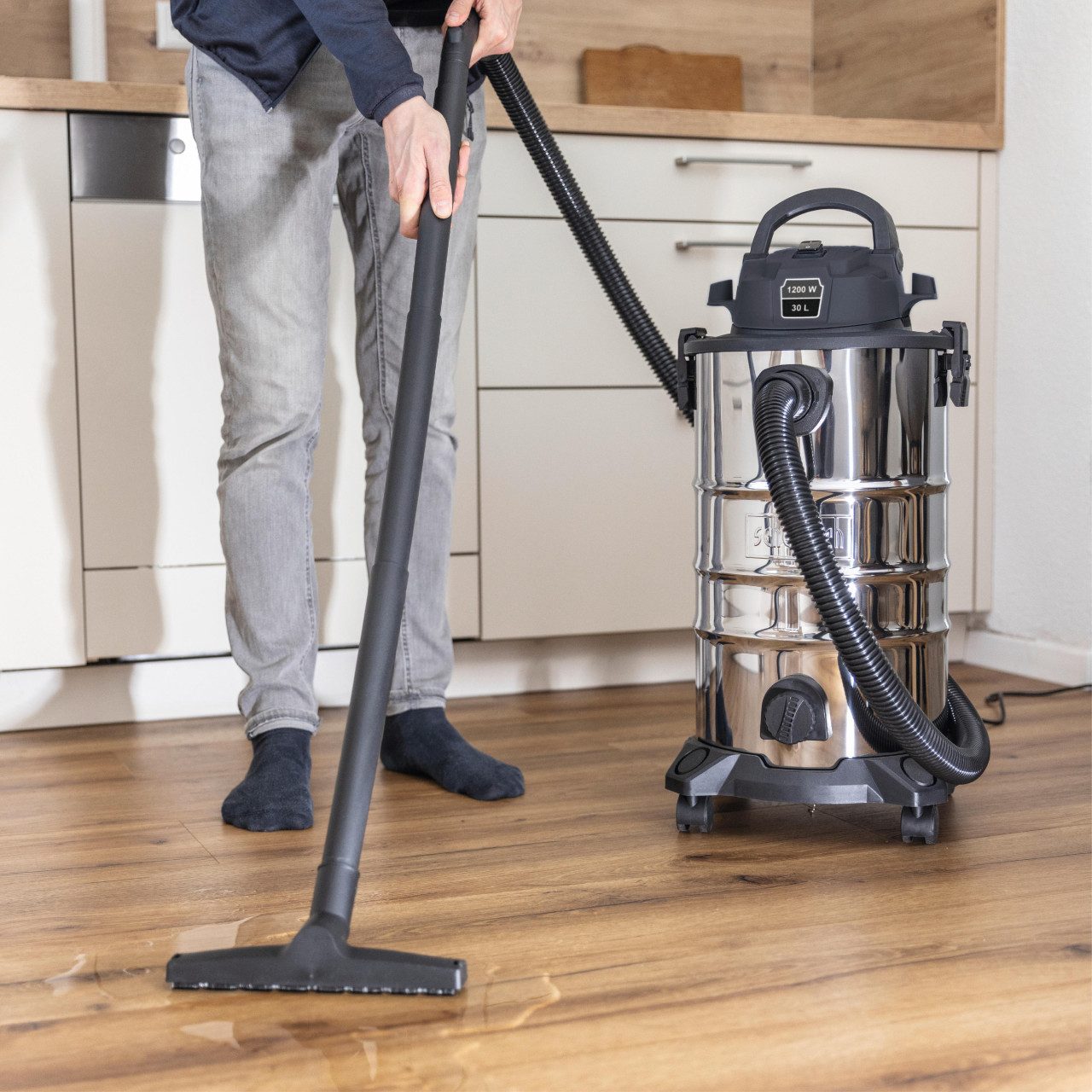 Scheppach Nass-Trocken-Sauger Scheppach Nass-Trockensauger WDV30V2-BE black