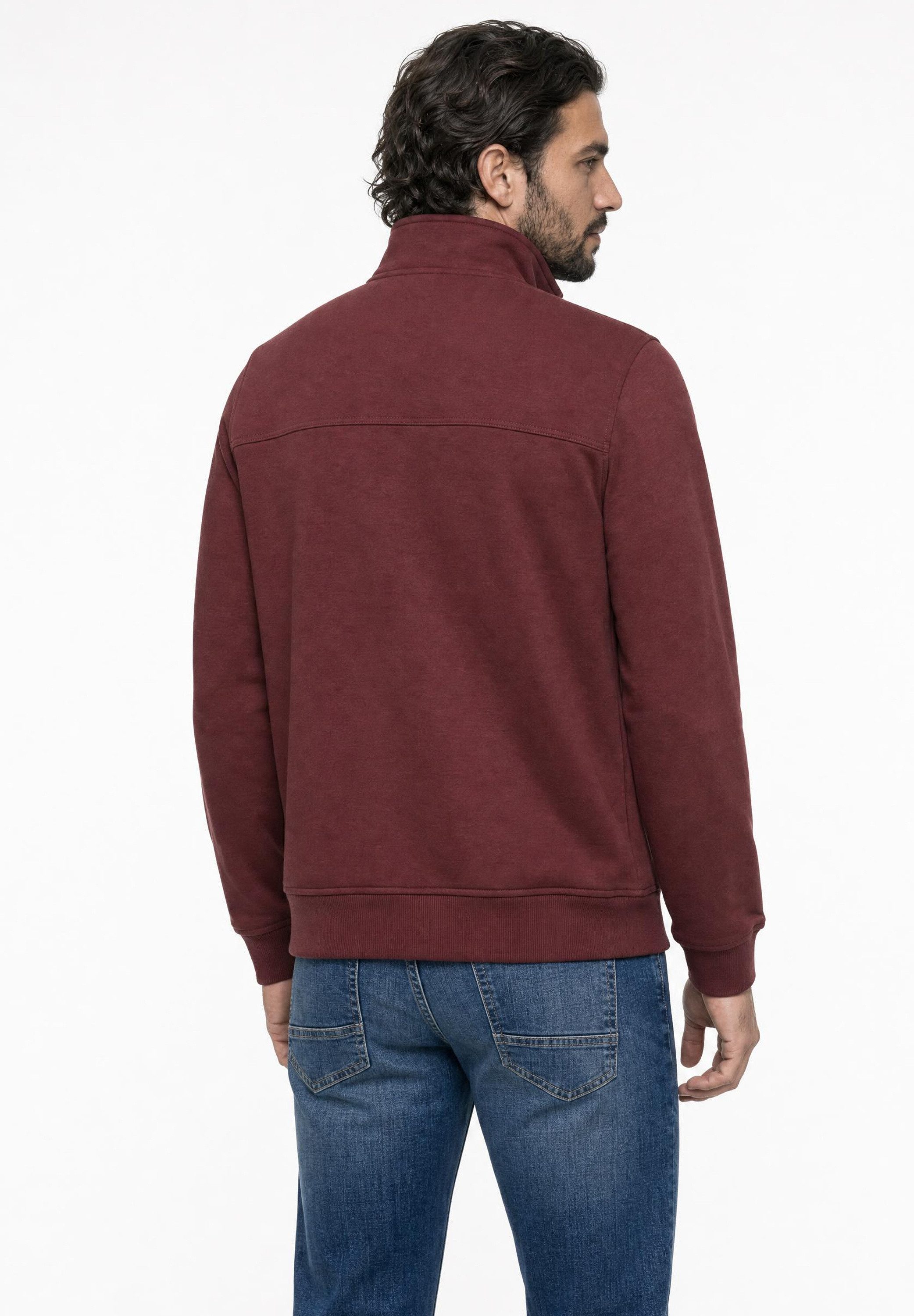 STREET ONE MEN Fleecejacke mit Stehkragen – Bild 2 von 5
