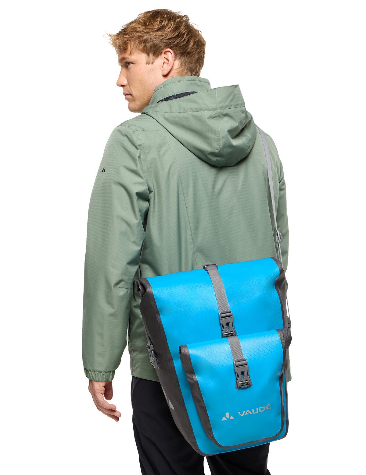 VAUDE Gepäckträgertasche Aqua Back Plus Single (1-tlg., 1), Made in Germany