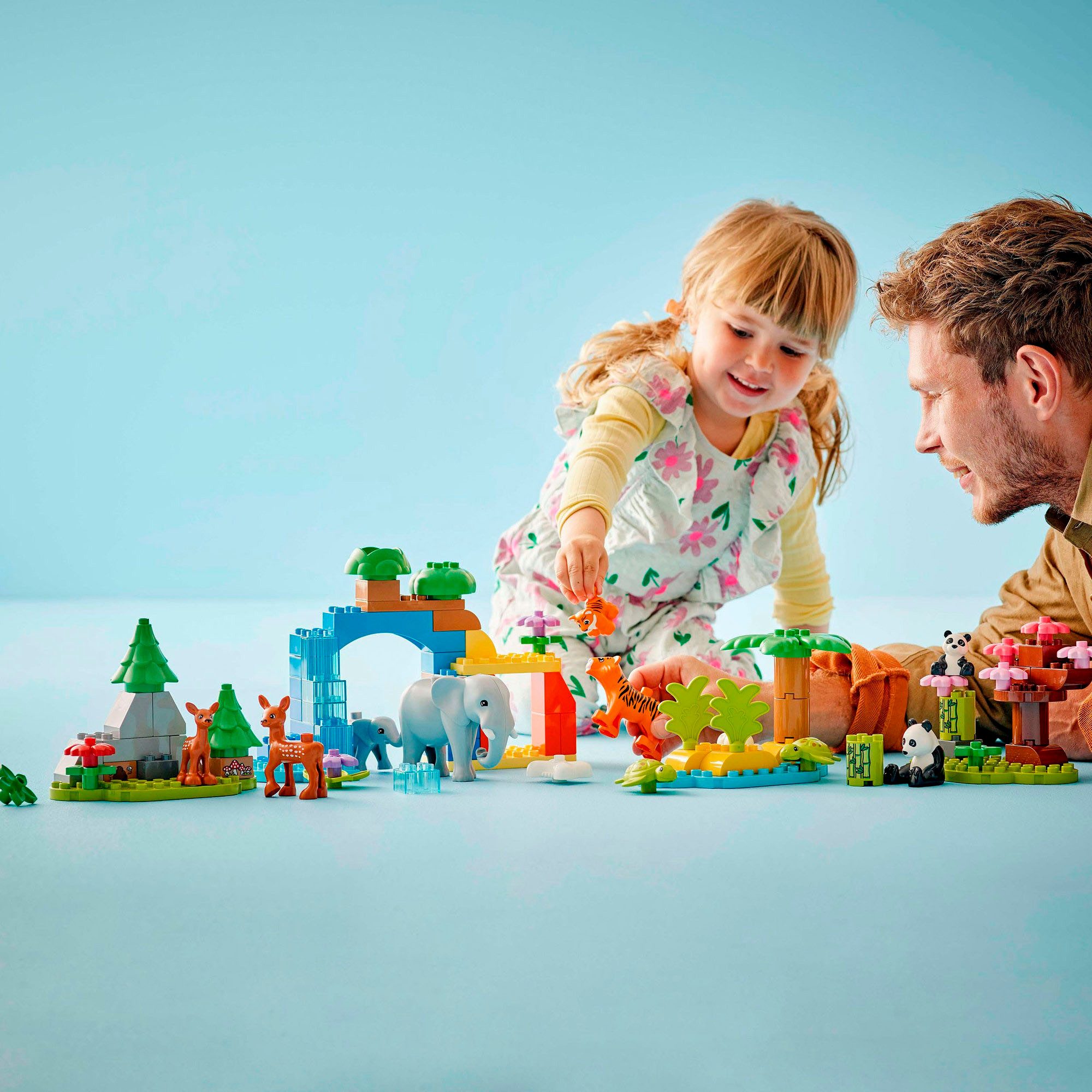 LEGO® Wildtier-Familien 3-in-1-Set (10446), LEGO DUPLO Town Konstruktionssp günstig online kaufen