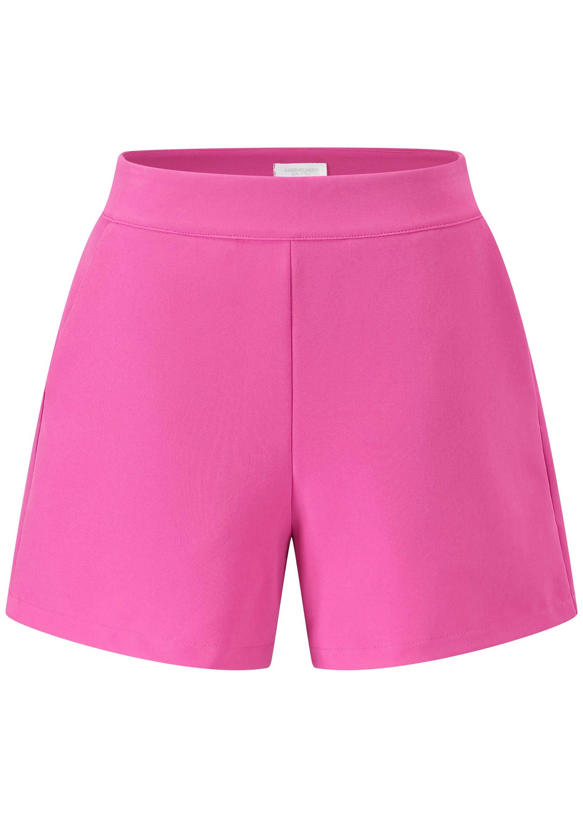 SASSYCLASSY Shorts Figurbetonte Shorts Damen Elegant Sommer Winter High-Wai günstig online kaufen