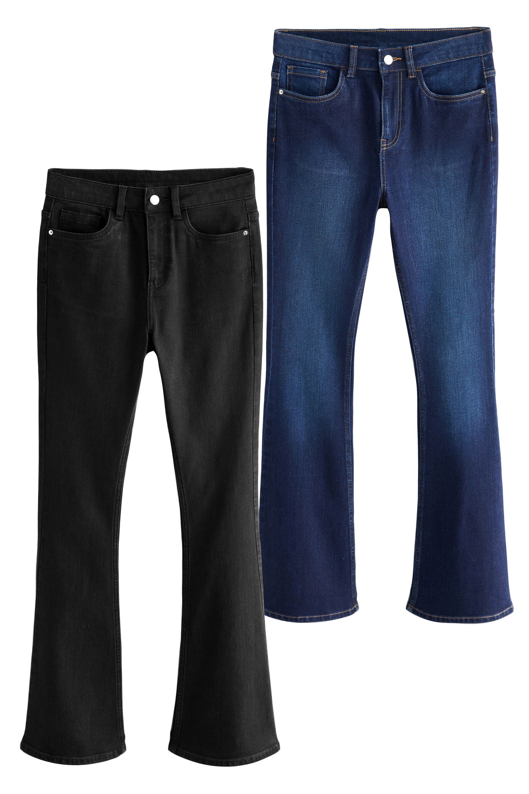 The Set Schlagjeans 2er-Pack Denim-Schlagjeans von The Set (2-tlg)