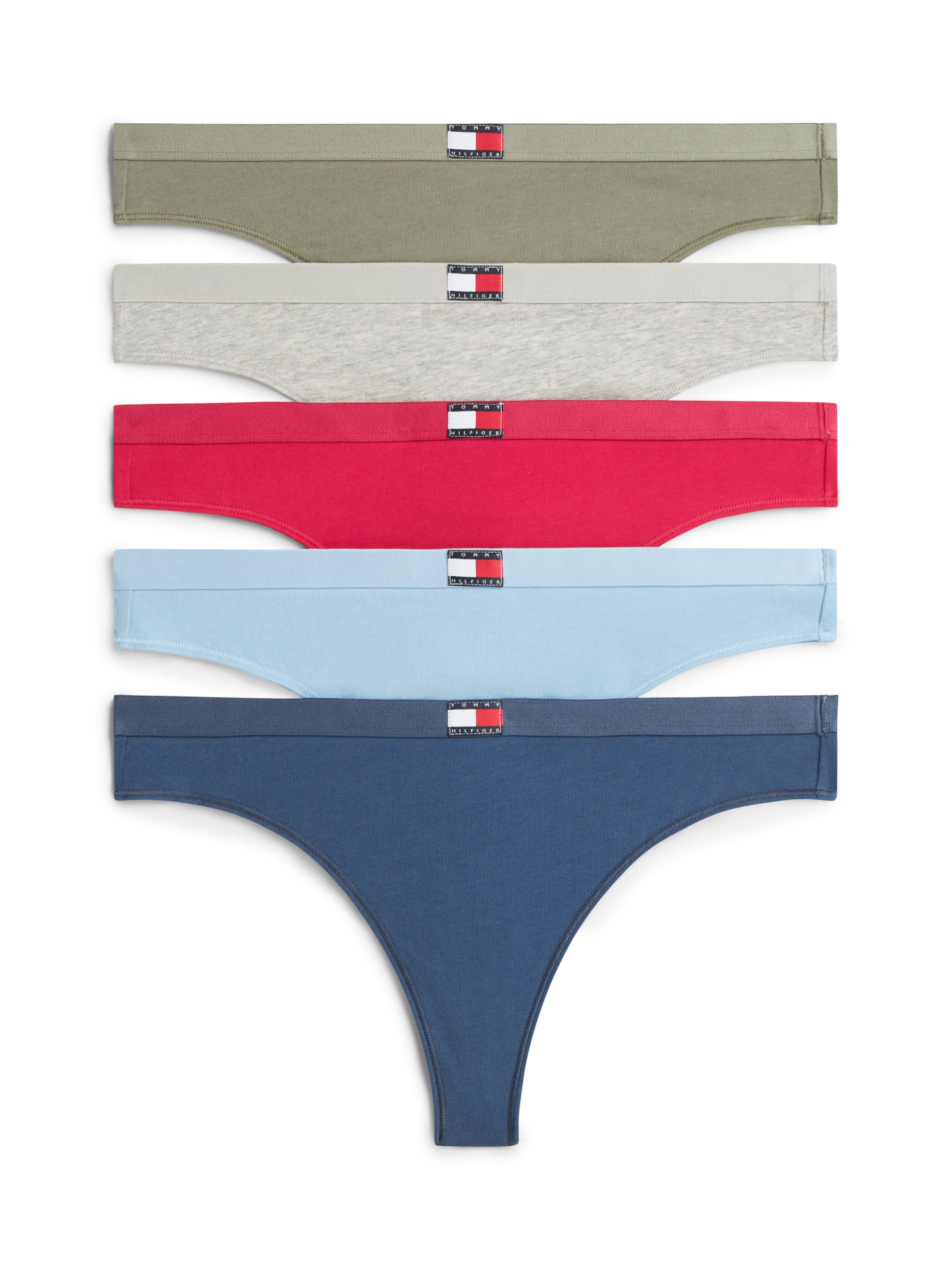 Tommy Hilfiger Underwear Tanga 5 PACK FLAG THONG (Packung, 5-St., 5er) mit Logo