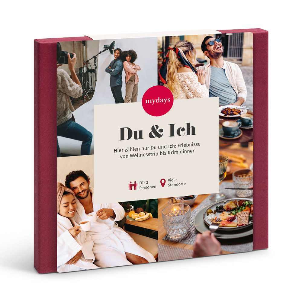 mydays Erlebnisgutschein Geschenkbox Für Paare, Eine Box voller Erlebnisse fuer Gemeinsamzeit