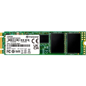 Transcend MTS830S 128 GB SSD-Festplatte (128 GB) Steckkarte"