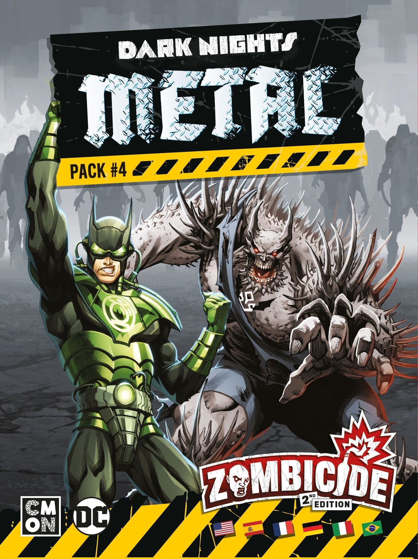 Spiel CMON - Zombicide 2. Edition - Dark Nights Metal Pack 4