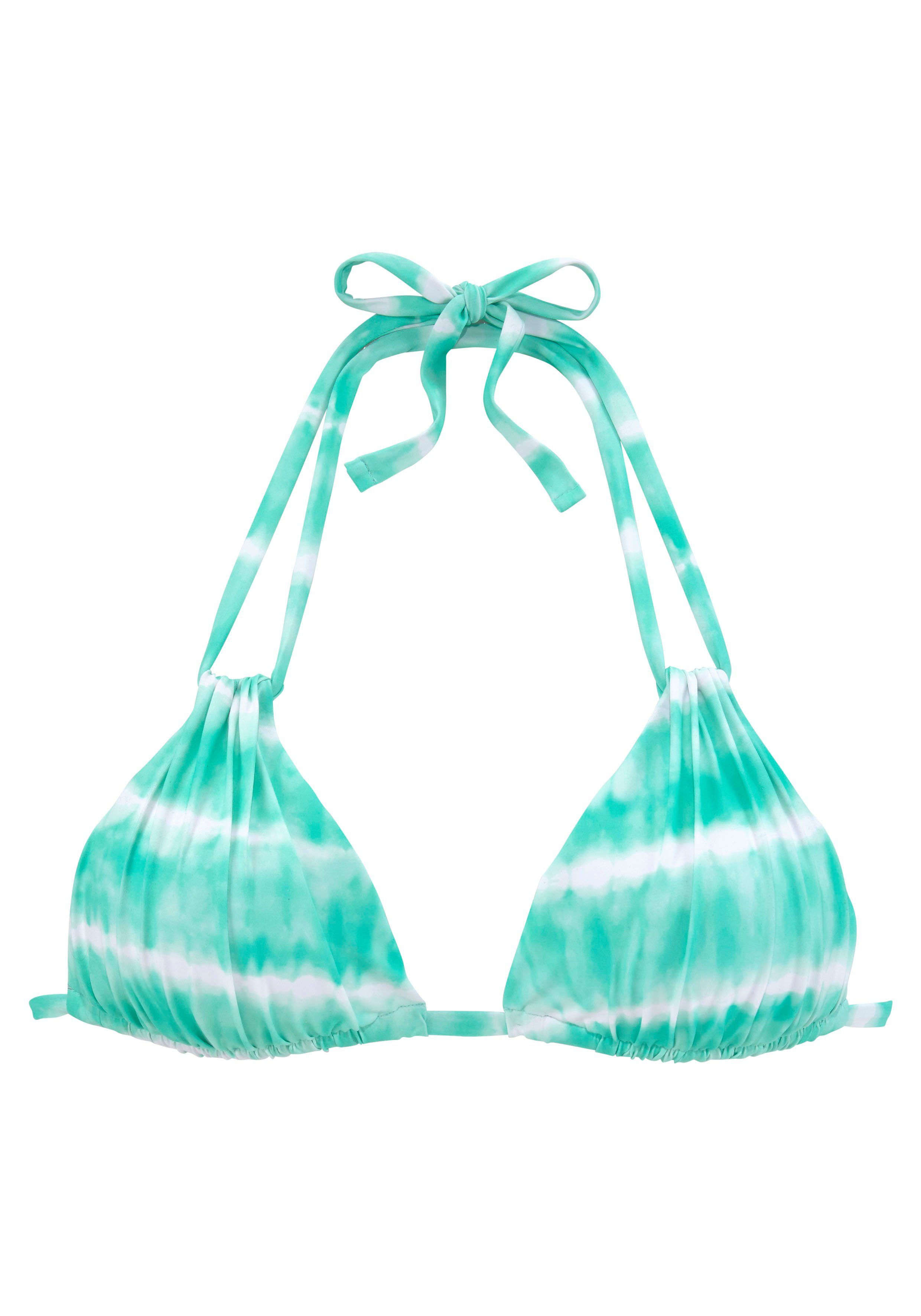 s.Oliver Triangel-Bikini-Top Enja, mit Batikdruck günstig online kaufen