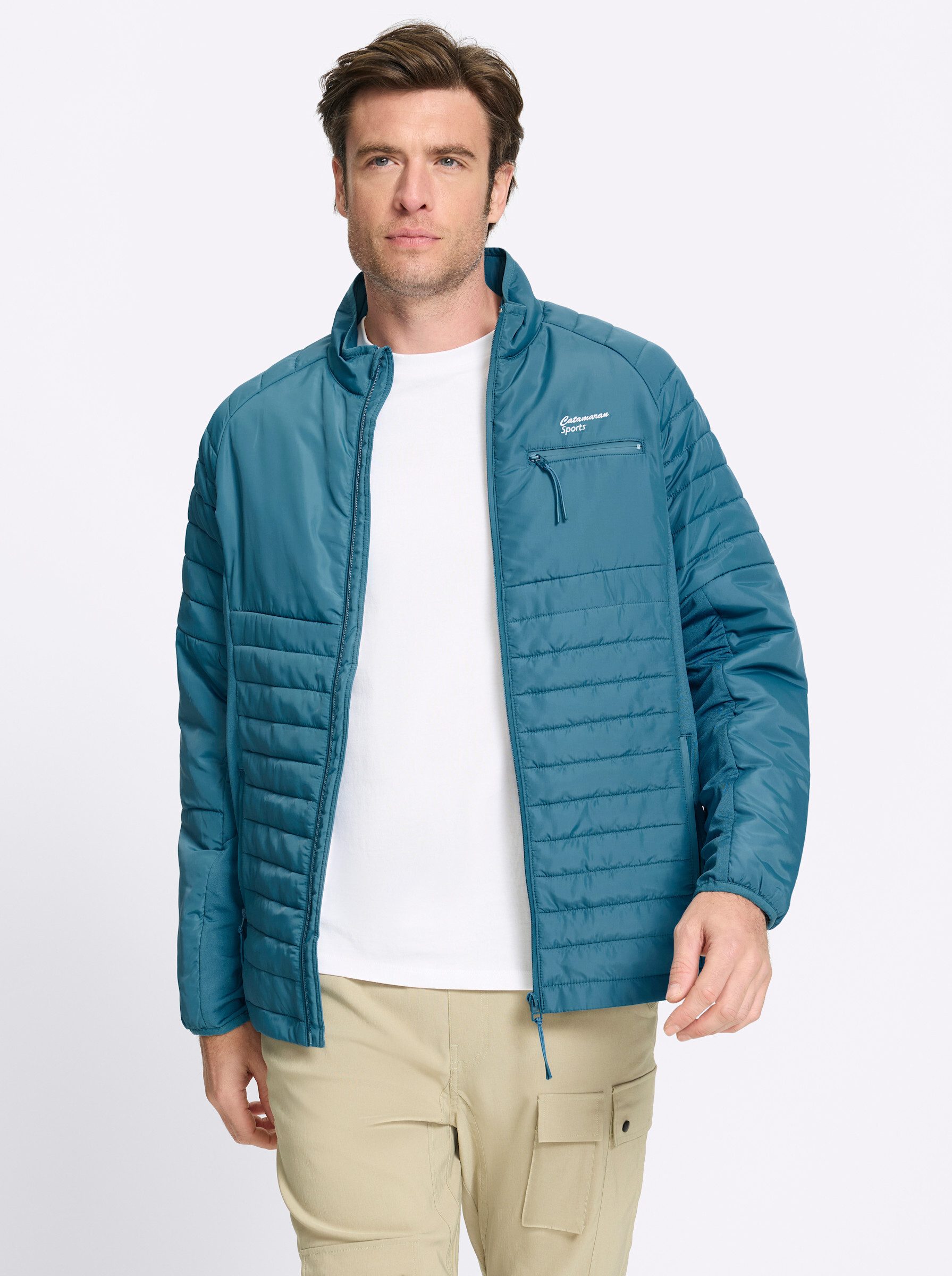 Trainingsjacke Steppjacke Langarm