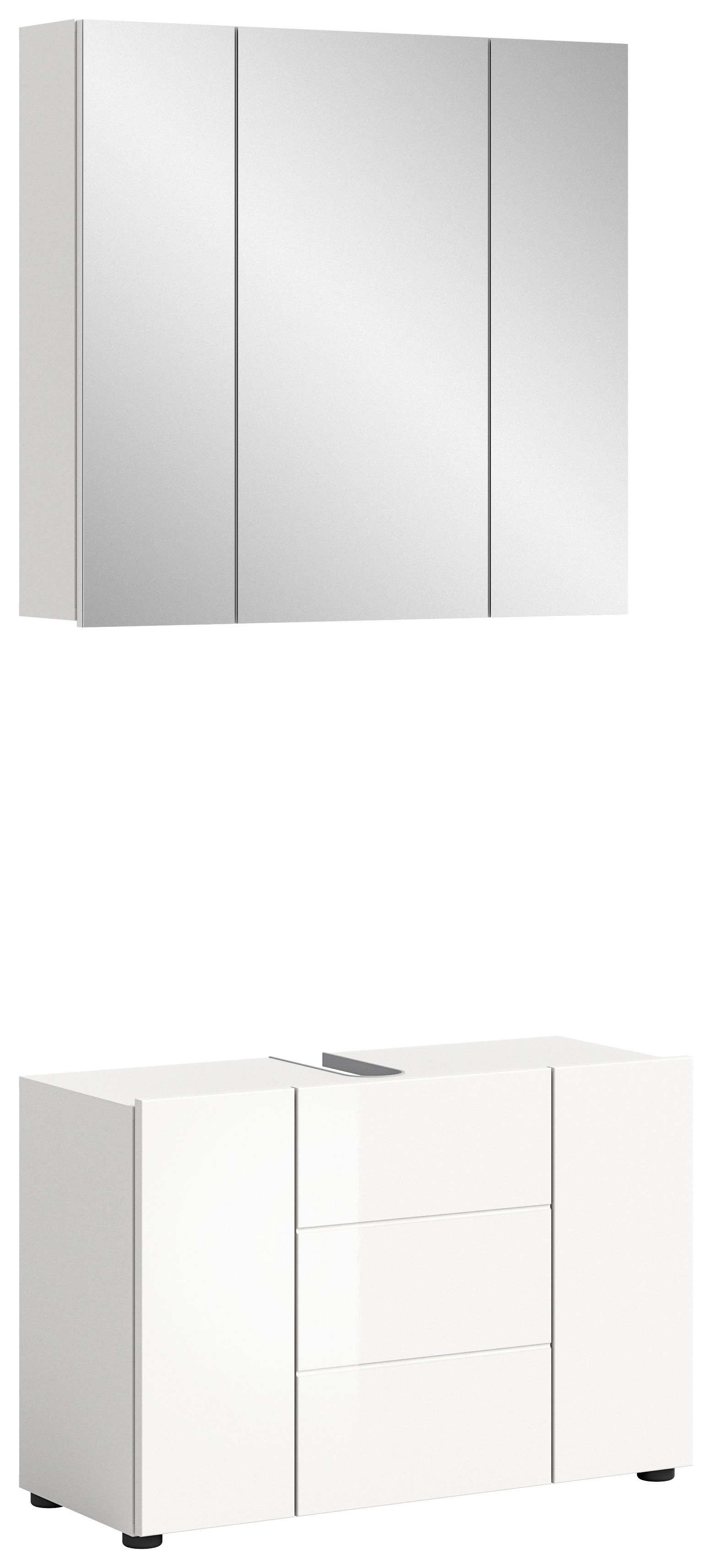 welltime Badmöbel-Set BIEL, TOPSELLER, 2 teilig, günstig online kaufen