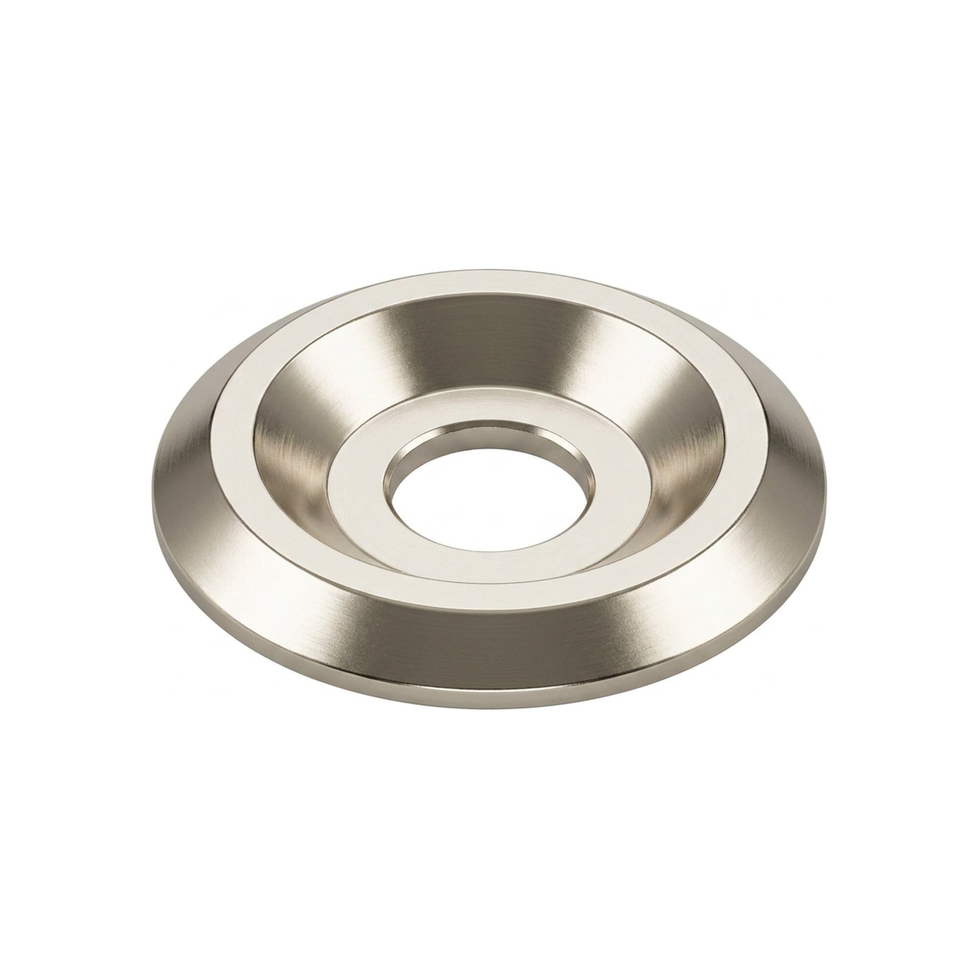 Contorion Rosette Rosettenscheiben 4,1 Messing vernickelt US 94 Ms Ni S 1000 Stk