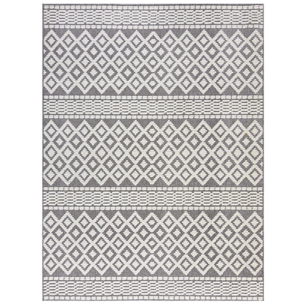 Teppich Robuster und maschinenwaschbarer Teppich in Grau, rutschfest, KADIMA DESIGN, Rechteckig, Höhe: 8 mm, Waschbar