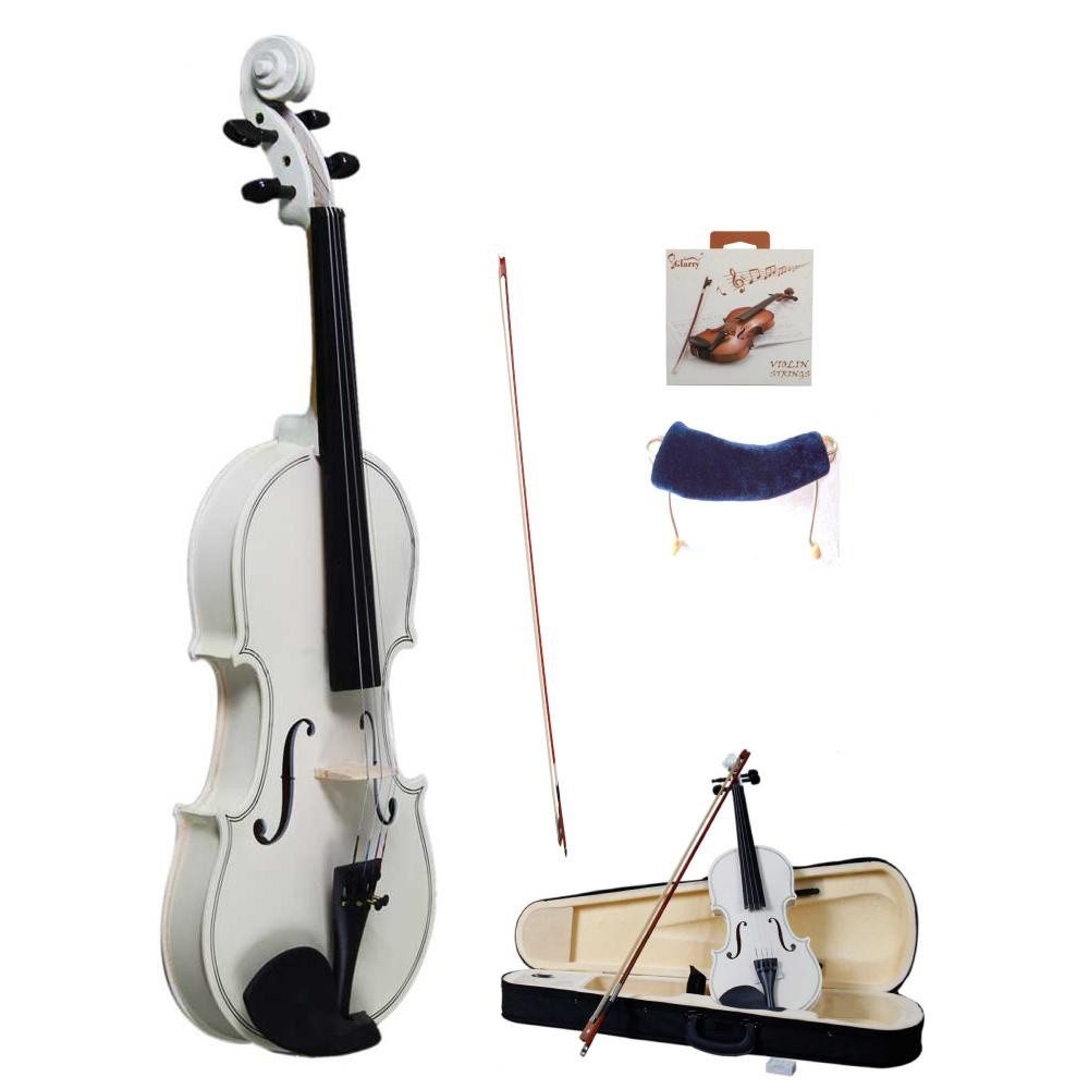 Violine 4/4, Volle Größe GV100 Massivholz Geige mit Geigenbogen, Geigenkoffer
