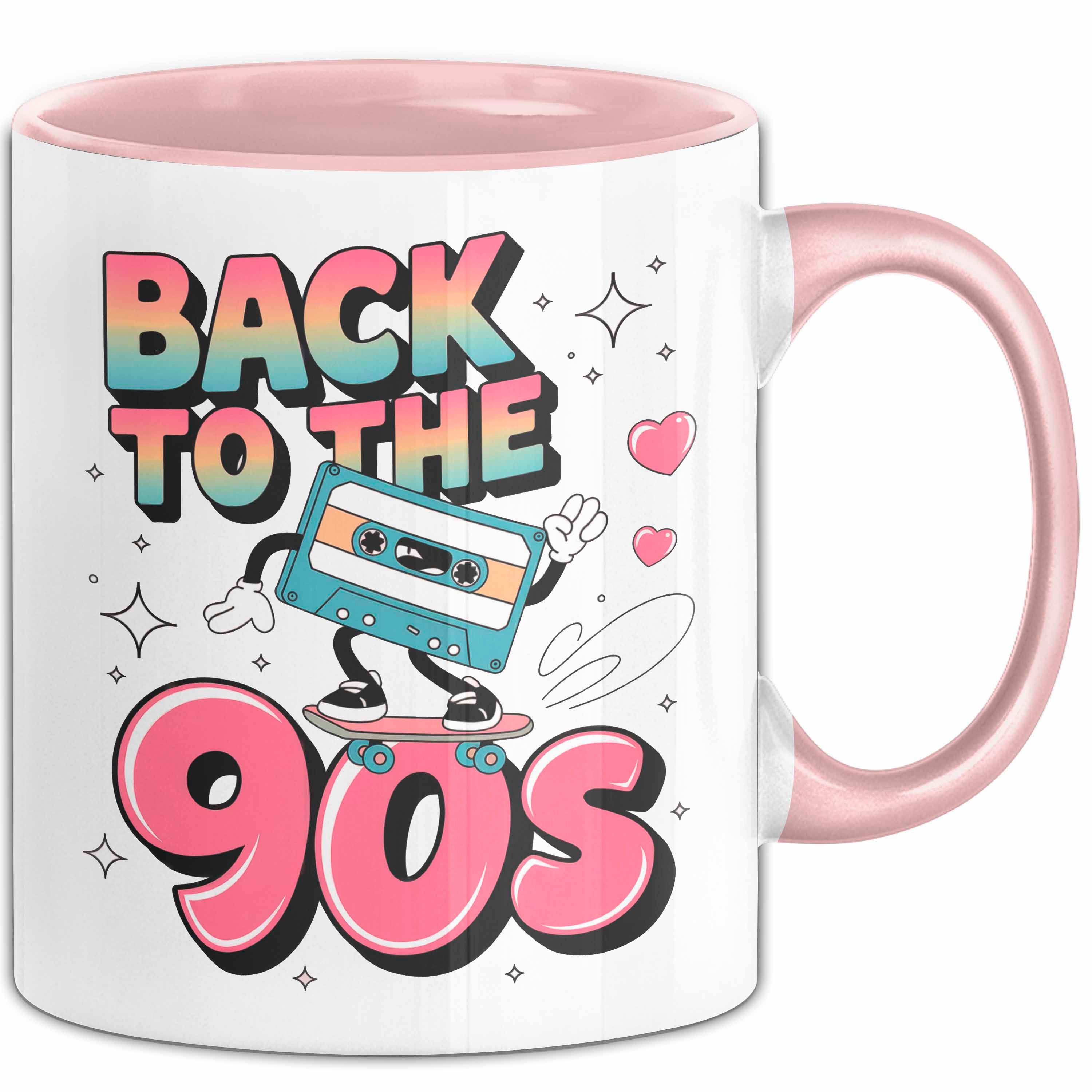 Trendation Tasse Vintage Retro Musik Tasse Geschenk Zurück in die 90er Geschenkidee L