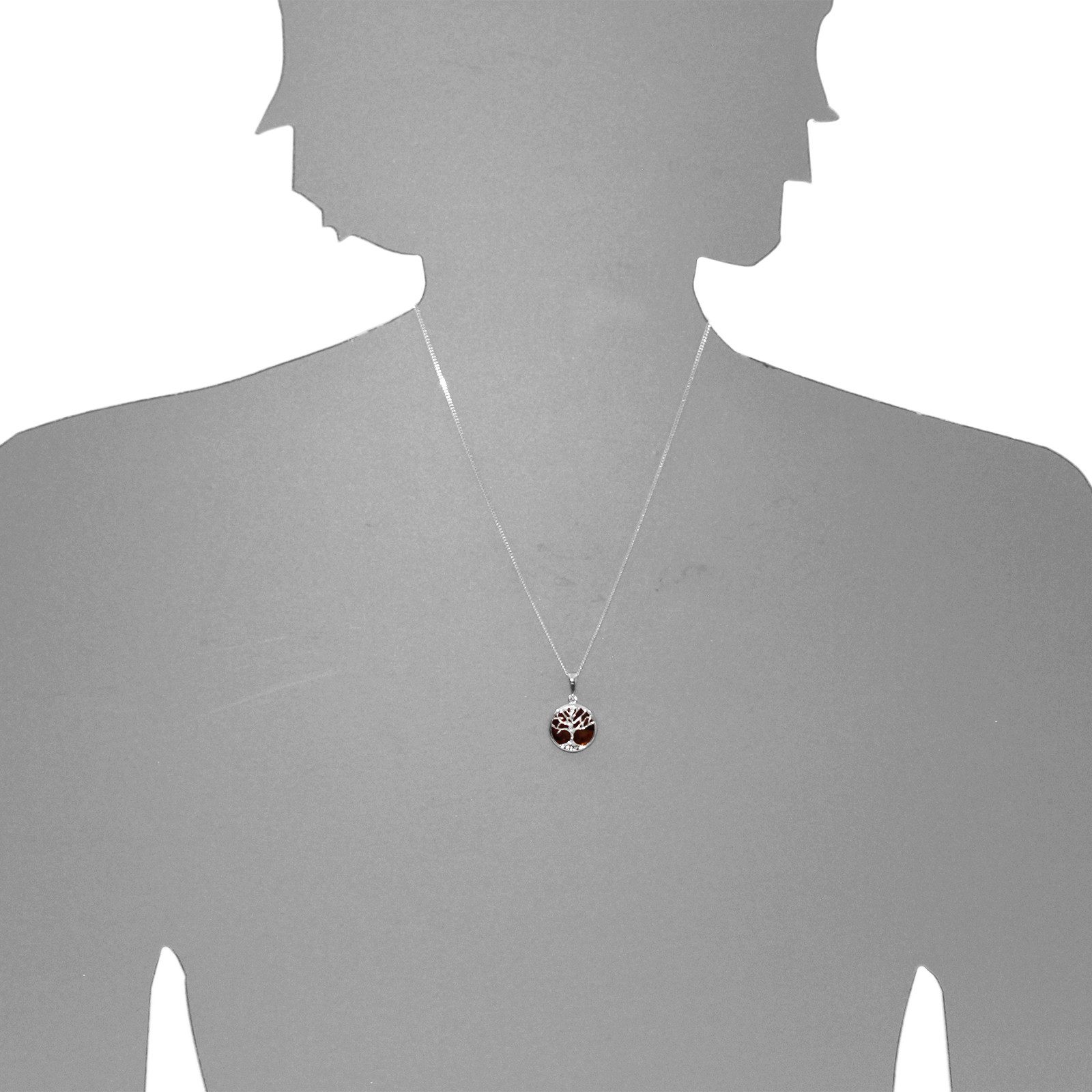 OSTSEE-SCHMUCK Kette mit Anhänger Ostsee-Schmuck Kette mit Anhänger Lebensb günstig online kaufen