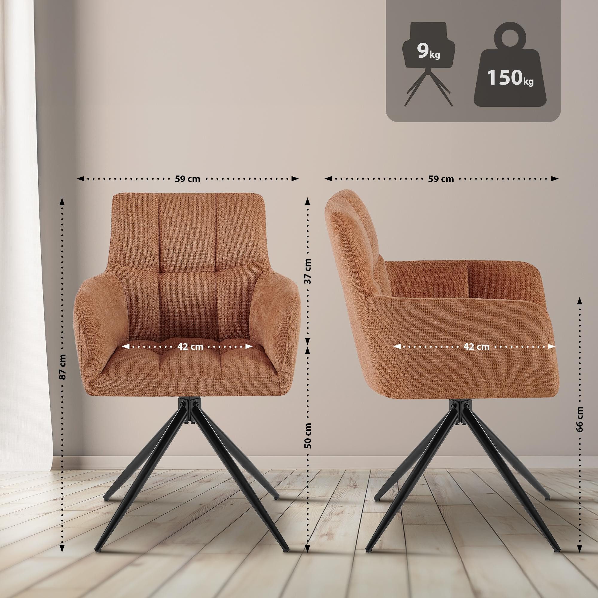 CLP Esszimmerstuhl Jonah Stoff, Strapazierfähigen ARAGON günstig online kaufen