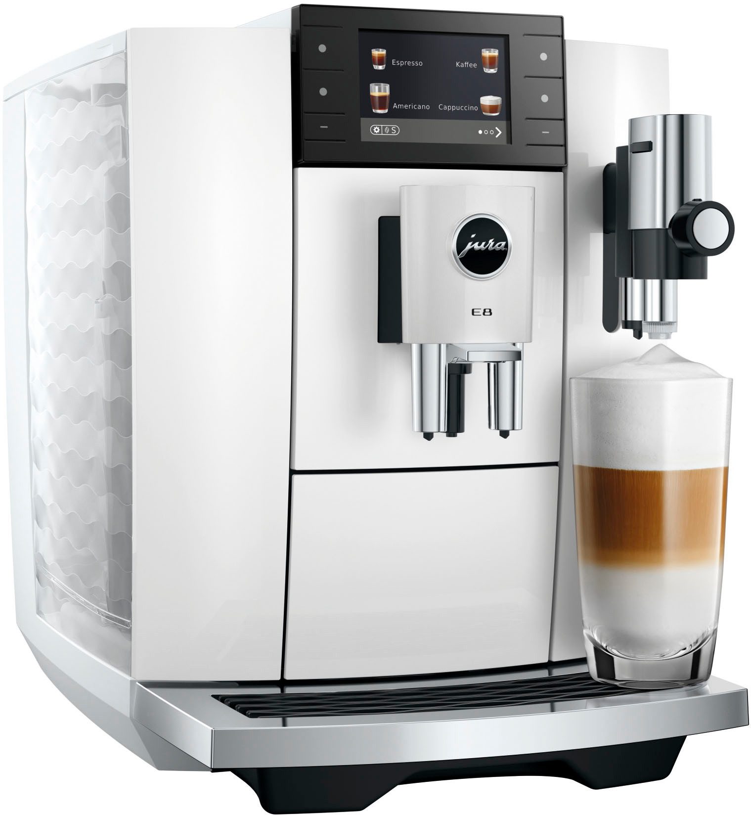 JURA Kaffeevollautomat 15747 E8 Piano White (ED)