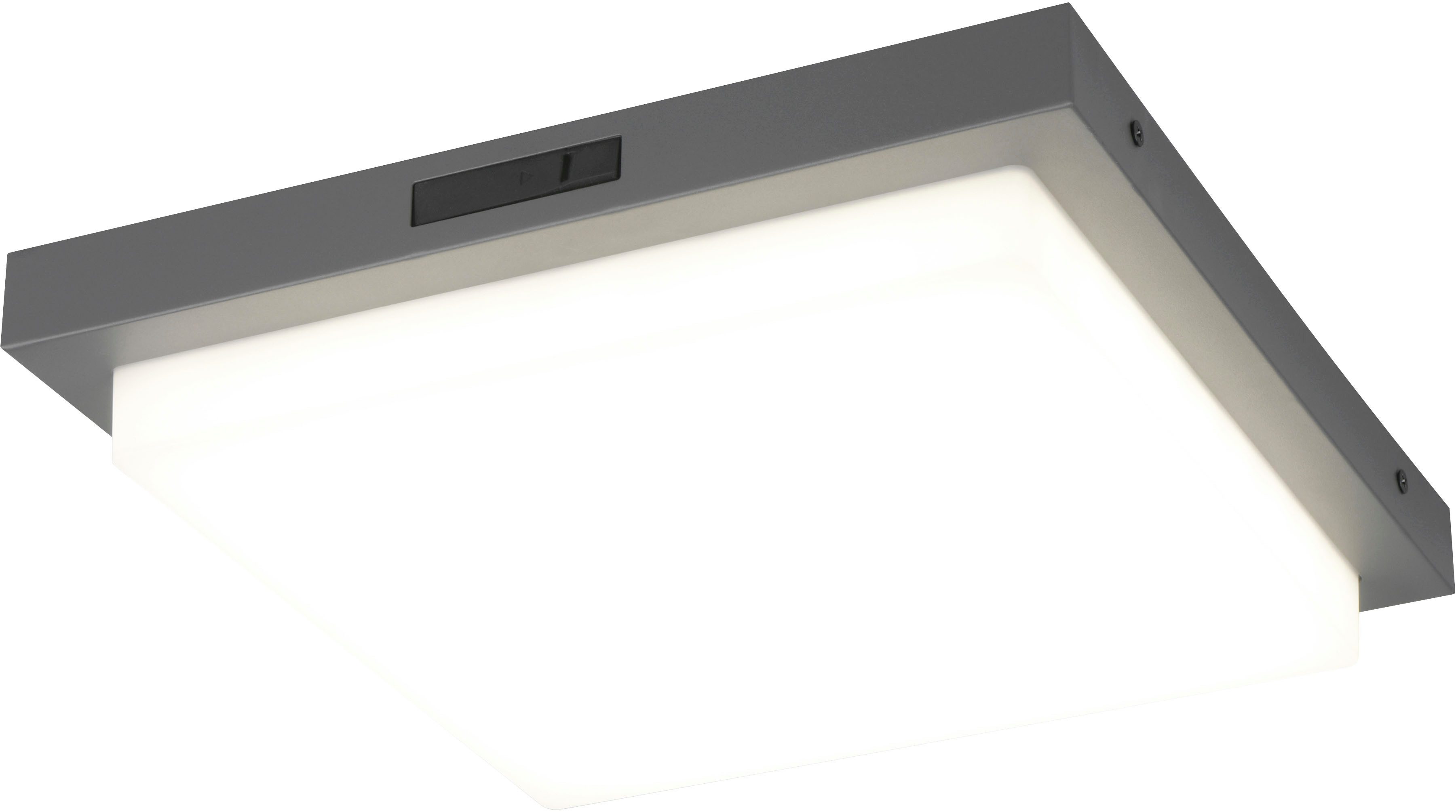 TRIO Leuchten LED Außen-Wandleuchte BERMEJO, Hausnummer Leuchte mit Bewegungsmelder IP54 Fassadenleuchte, Bewegungsmelder, Leuchtdauer einstellbar, LED fest integriert, Farbwechsler, warmweiß - kaltweiß, CCT Lichtfarbe einstellbar 2300-4000K, 1450 Lumen 14W Ø 30cm