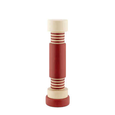 Alessi Salz-/Pfeffermühle Sottsass Collection Rot manuell