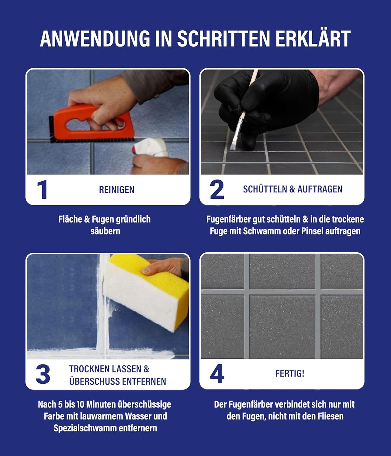 Karl Dahm Fugenfarbe Karl Dahm Fugenfärber 120 ml – Für Innen & Außen