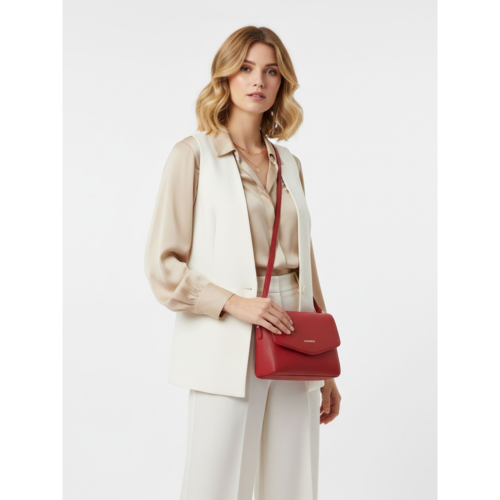 Lazarotti Umhängetasche Bologna Leather, Leder