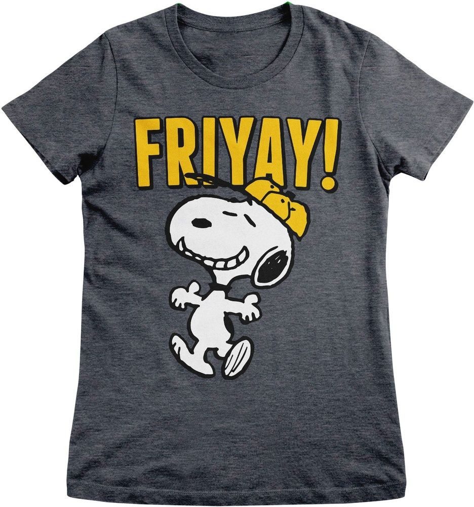 PEANUTS Worldwide LLC T-Shirt Snoopy Friyay Girly Tee