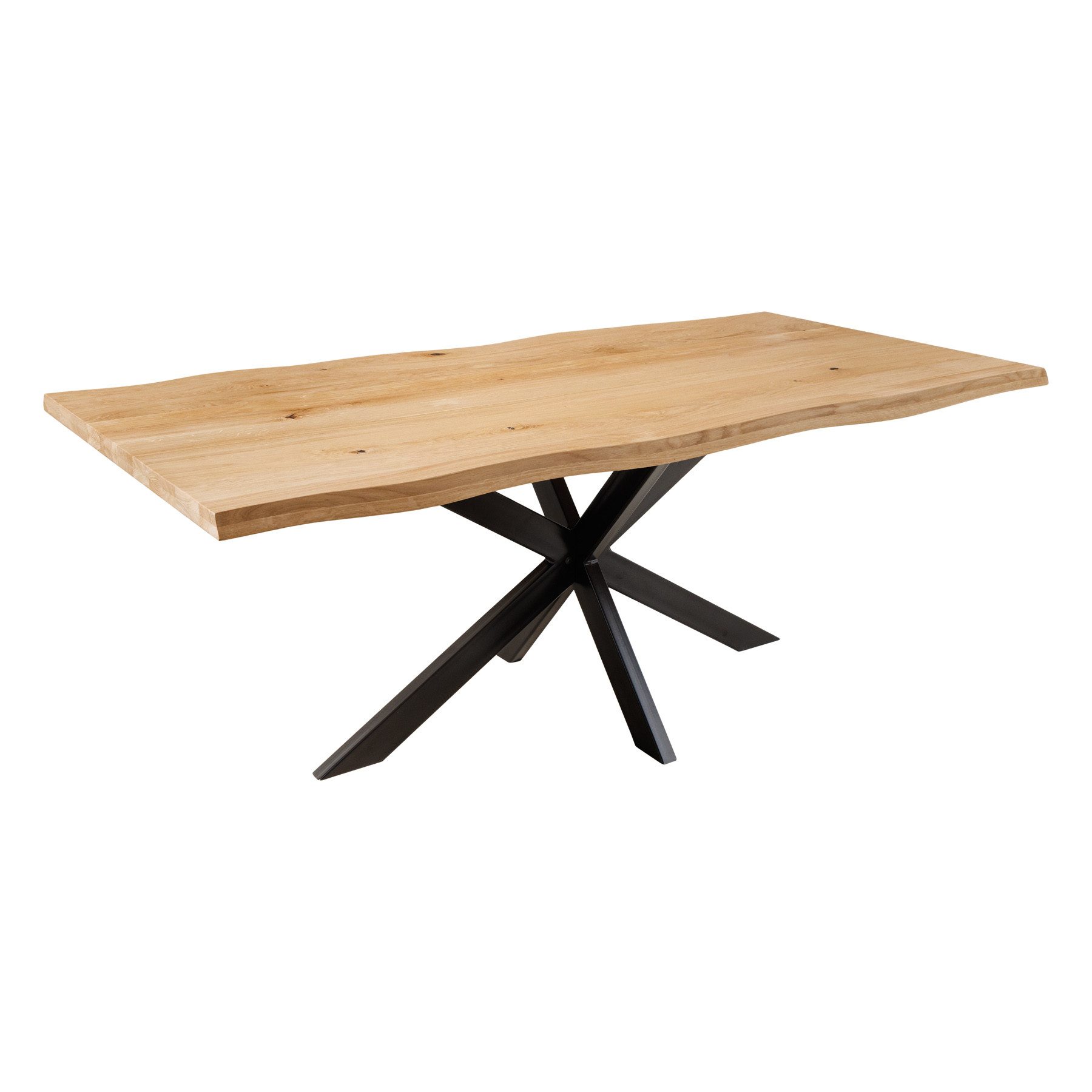 riess-ambiente Baumkantentisch WILD OAK 160cm natur günstig online kaufen