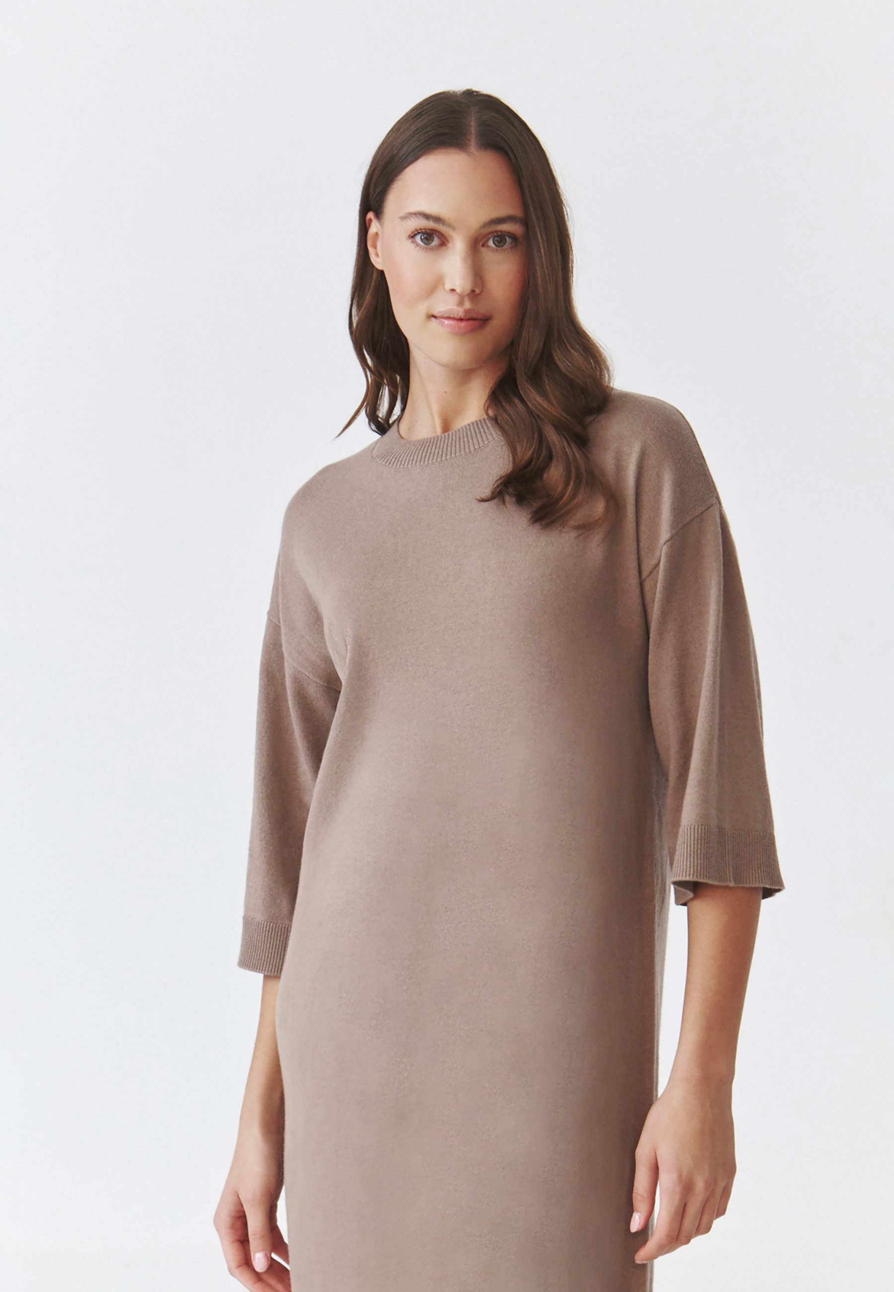 TATUUM Jerseykleid Weitärmeliges Kleid Aus Baumwollgarn - Glen