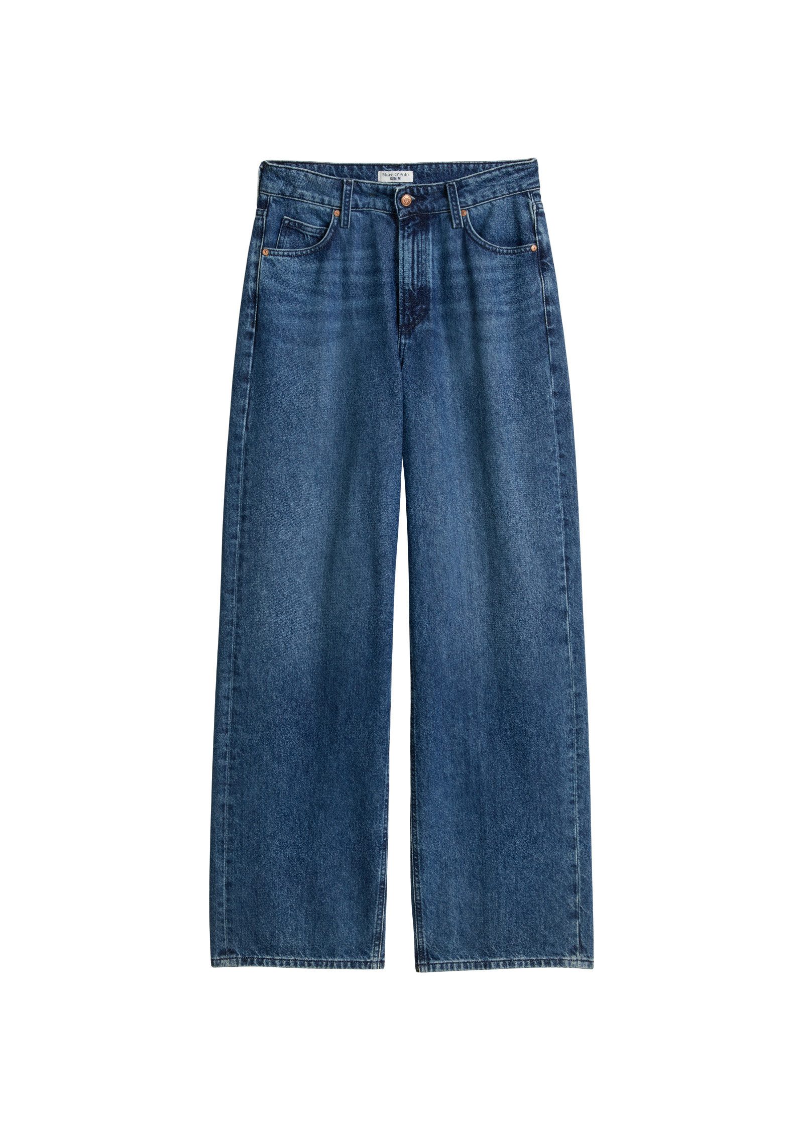 Marc O'Polo DENIM Weite Jeans aus Baumwolle ohne Stretch