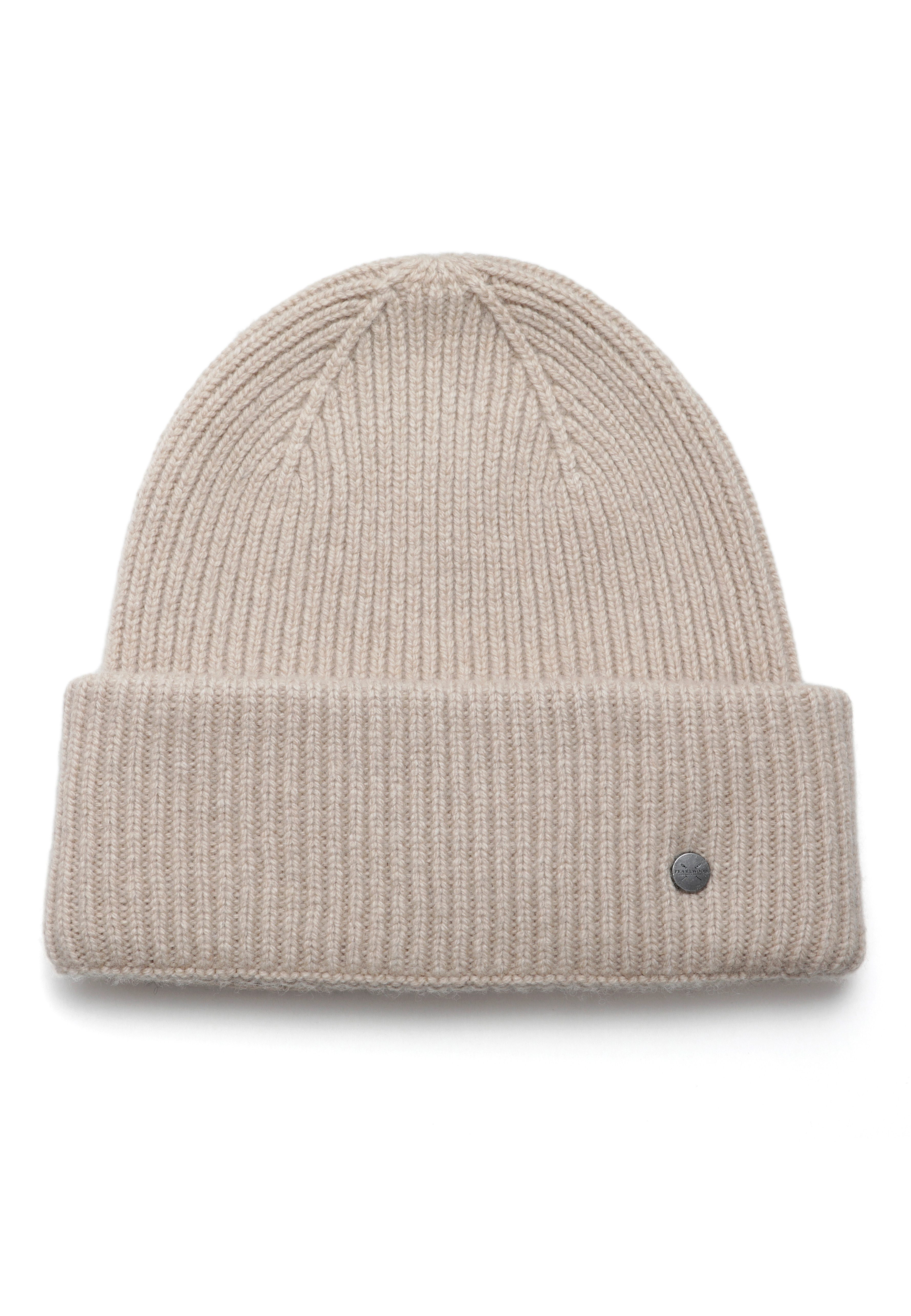 PEARLWOOD Strickmütze IVA Feinripp, breiter Umschlag, Temperaturregulierend günstig online kaufen