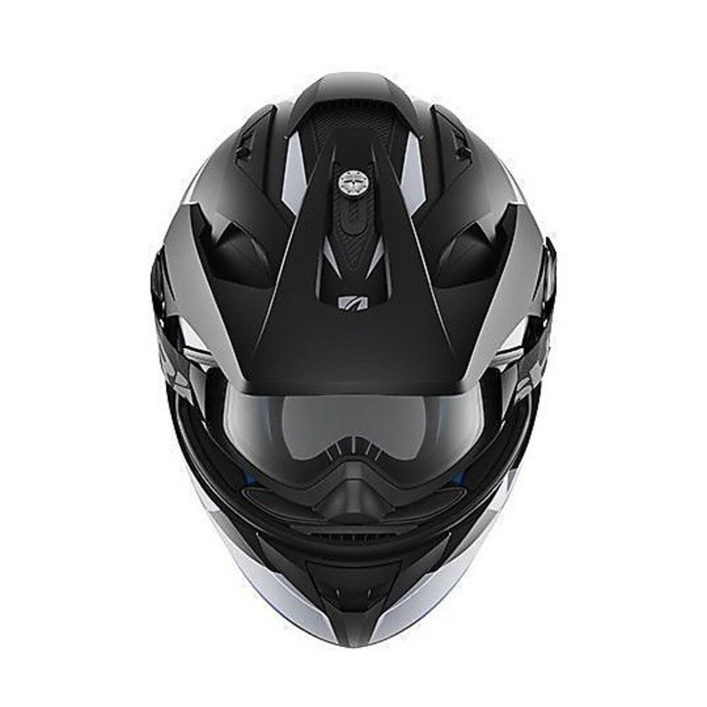 SHARK HELMETS Motorradhelm Shark Explore-R Cisor KAB, Anthrazit Schwarz Blau, Gr. M