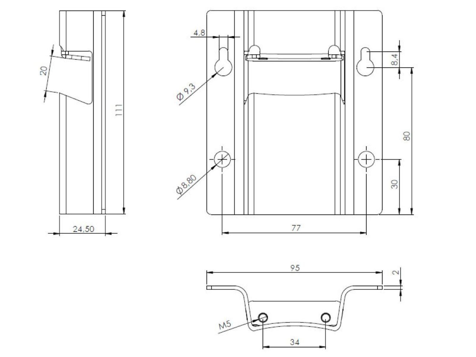 Thumbnail - Zilmet Deutschland GmbH Spültischarmatur Wandhalterung ZWH-H für Ausdehnungsgefäße Zilflex H bis 25 Liter