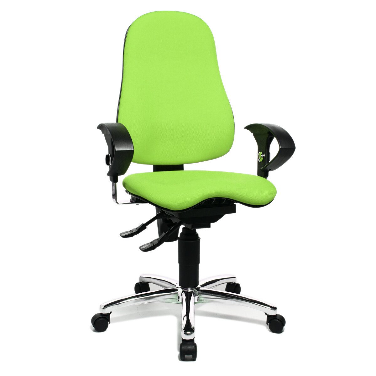 Drehstuhl Drehstuhl Sitness 10 - apfelgrün Universalrollen.