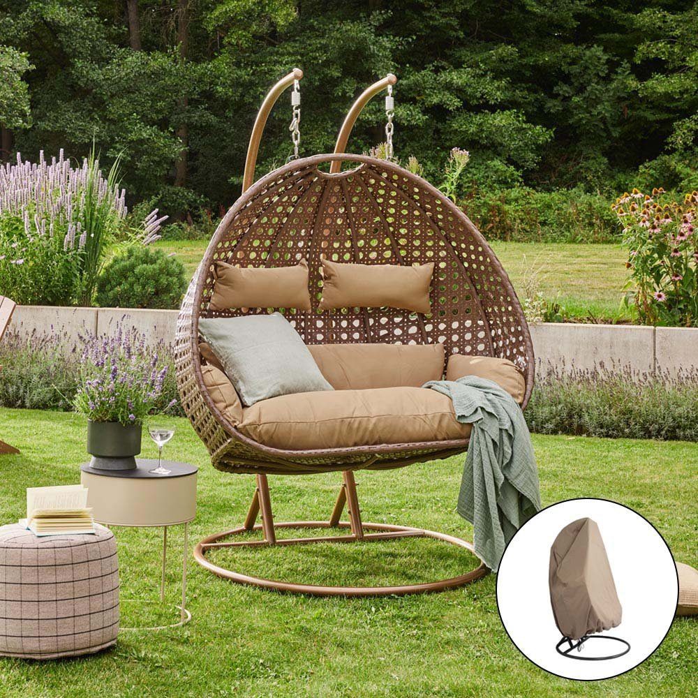 HOME DELUXE Hängesessel Polyrattan Hängesessel TWIN günstig online kaufen