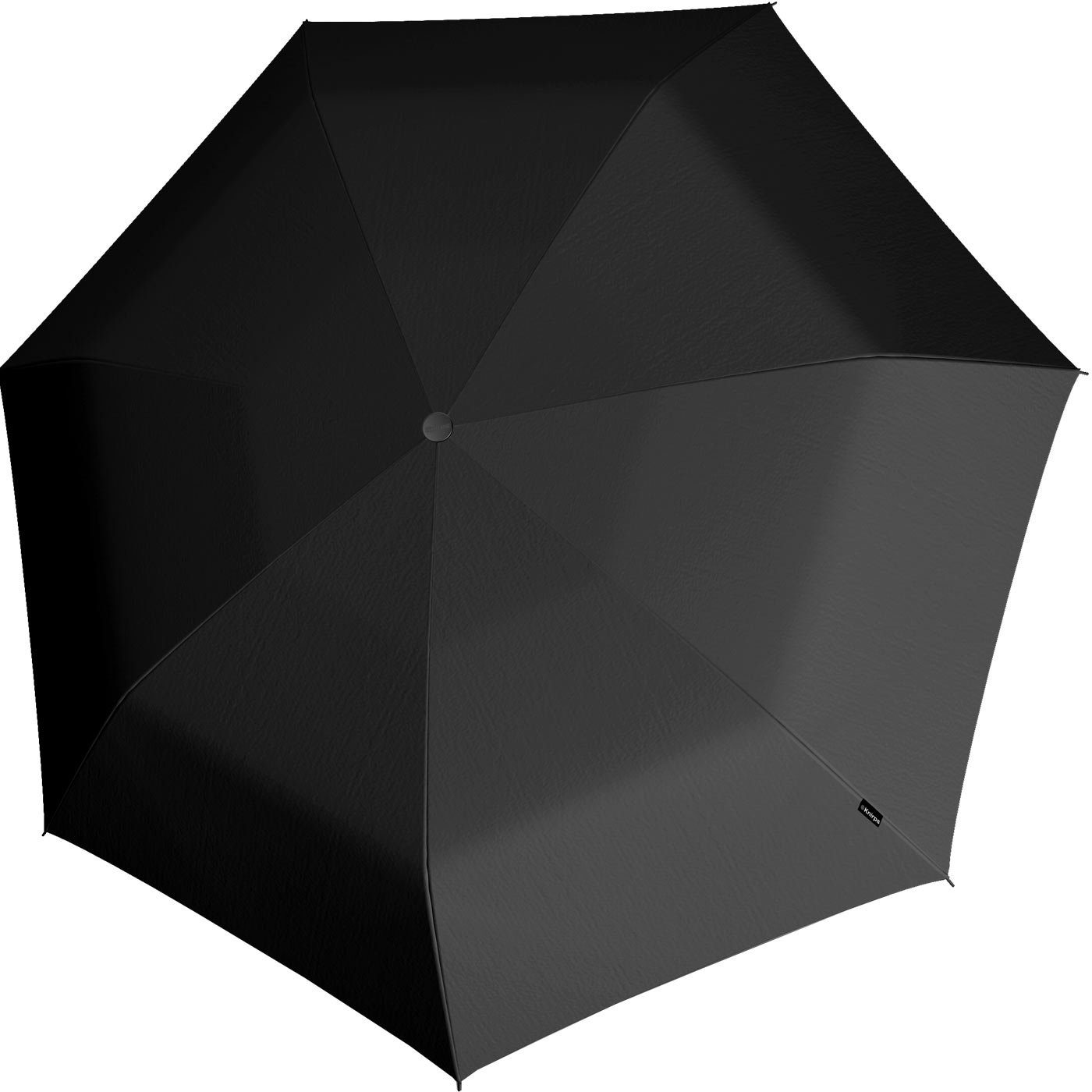 Knirps® Taschenregenschirm E.100 Automatikschirm Auf-Zu-Automatik, kleiner, für schwarz Mini-Schirm Handtasche mit kompakter die