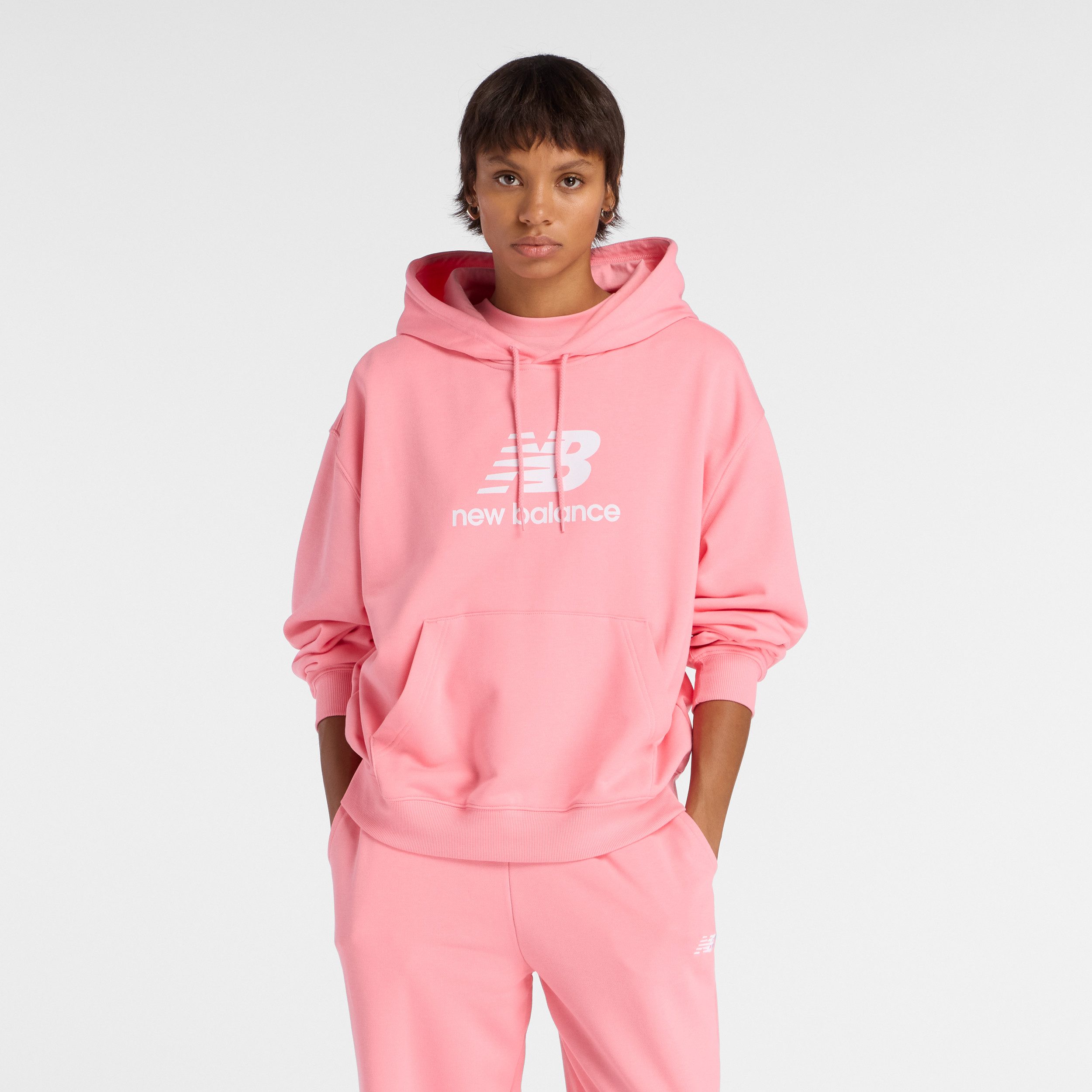 New Balance Kapuzensweatshirt Sport Essentials French Terry Logo Hoodie mit günstig online kaufen