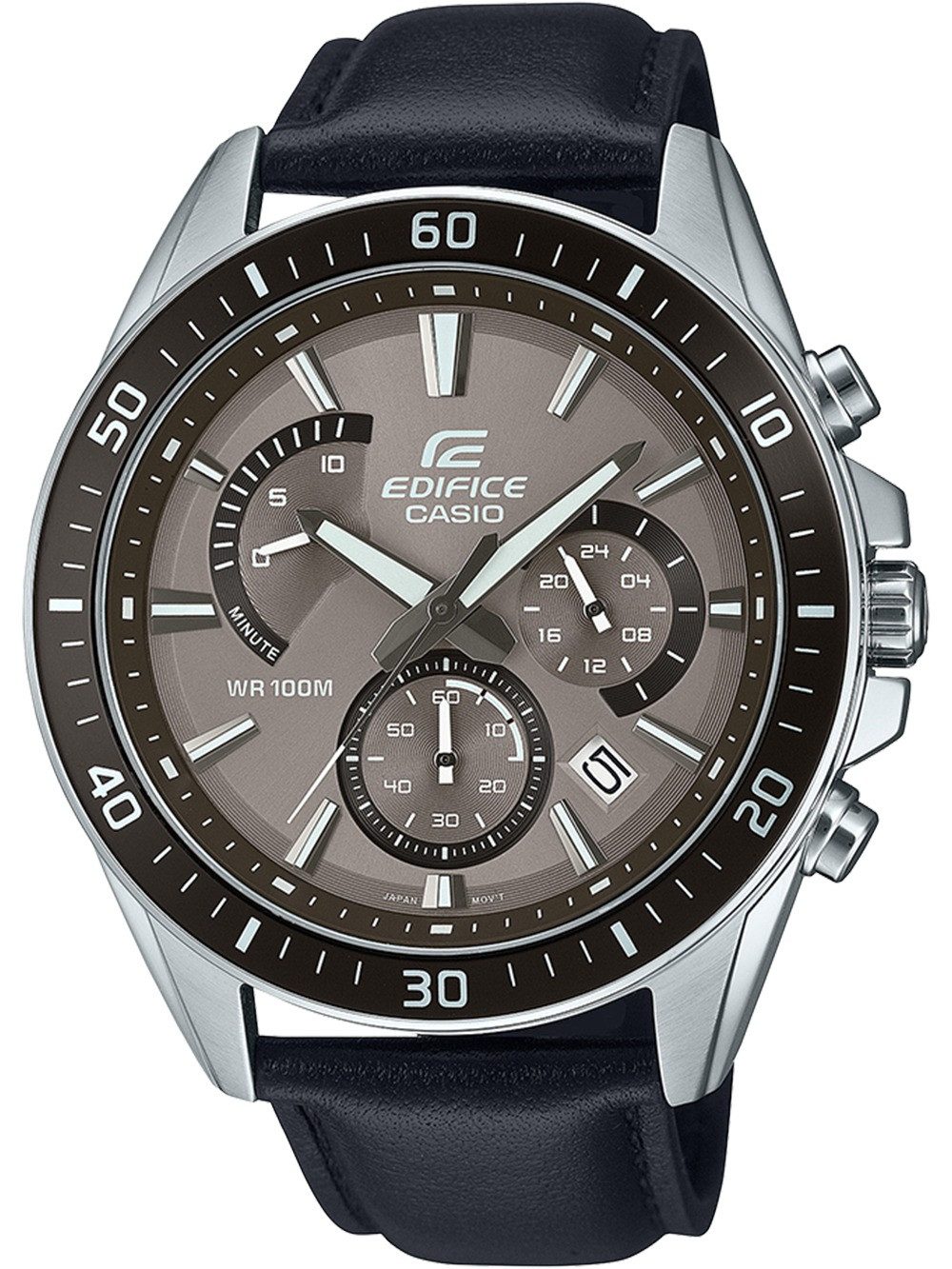 CASIO Quarzuhr Casio EFR-552L-5AVUEF Herrenuhr Edifice Chrono 47mm 10ATM Casio EFR-552L-5AVUEF Herrenuhr Edifice Chrono 47mm 10ATM