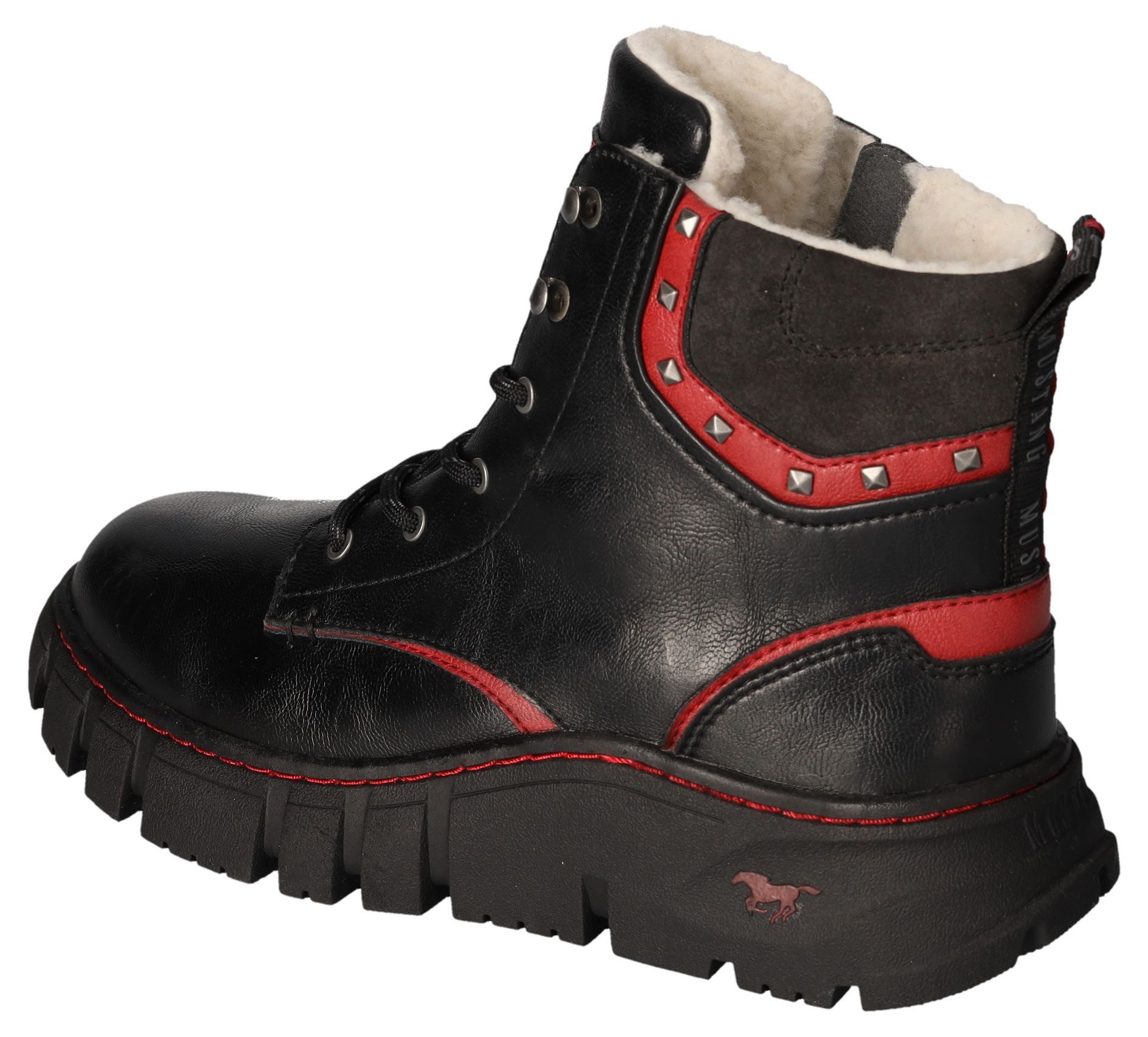 Mustang Shoes Winterboots, Plateau, Schnürboots, Stiefelette günstig online kaufen