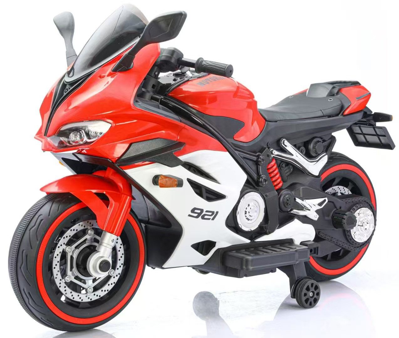 BoGi Elektro-Kindermotorrad Elektro-Kindermotorrad BJFT921 12V 2x55W USB/Bluetooth 130x55x87 cm, Fahrspaß für Kinder mit Stil – das BJFT921 Kindermotorrad