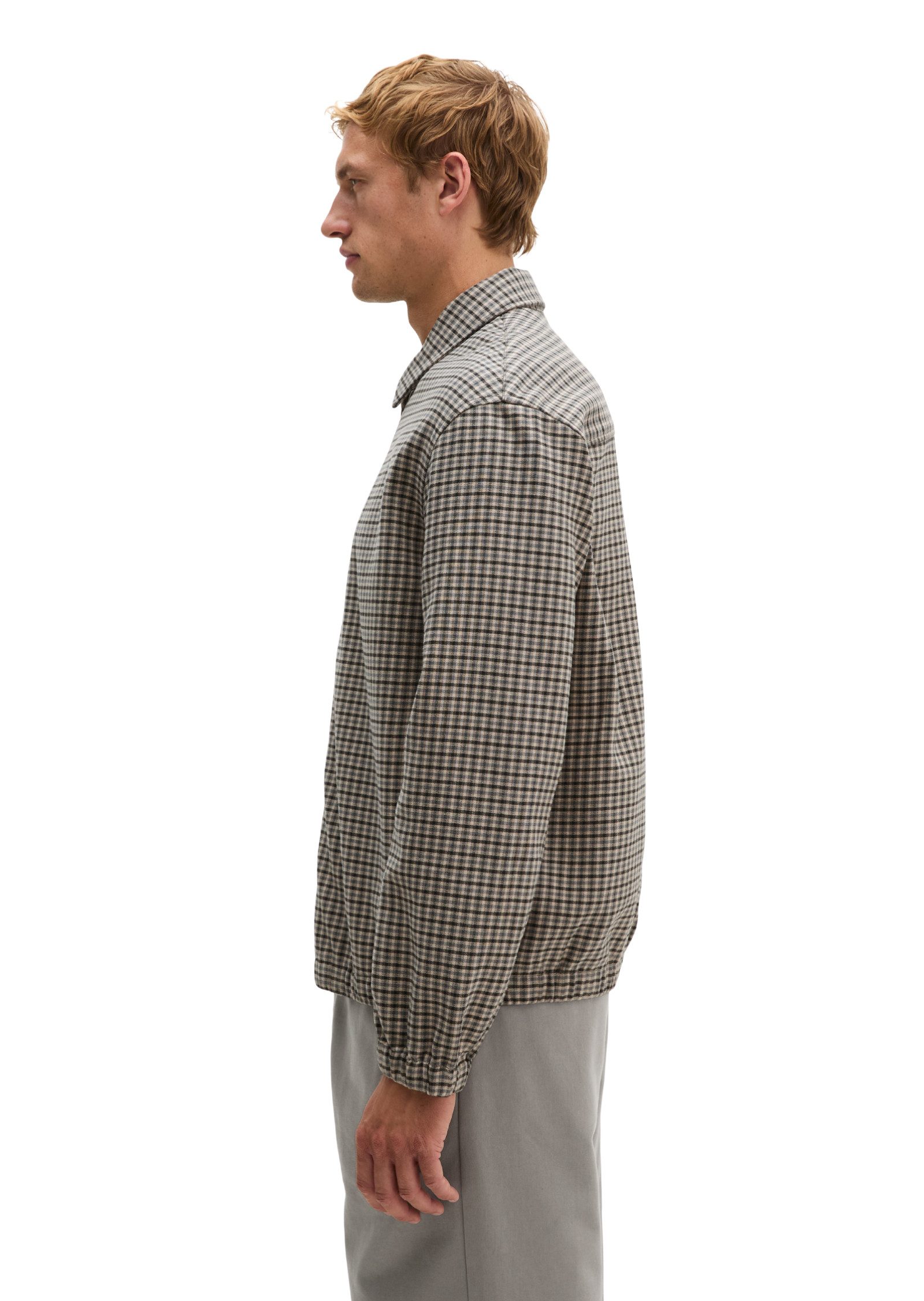 Marc O'Polo Hemdjacke aus Bio-Baumwoll-Twill, Overshirt – Bild 3 von 5