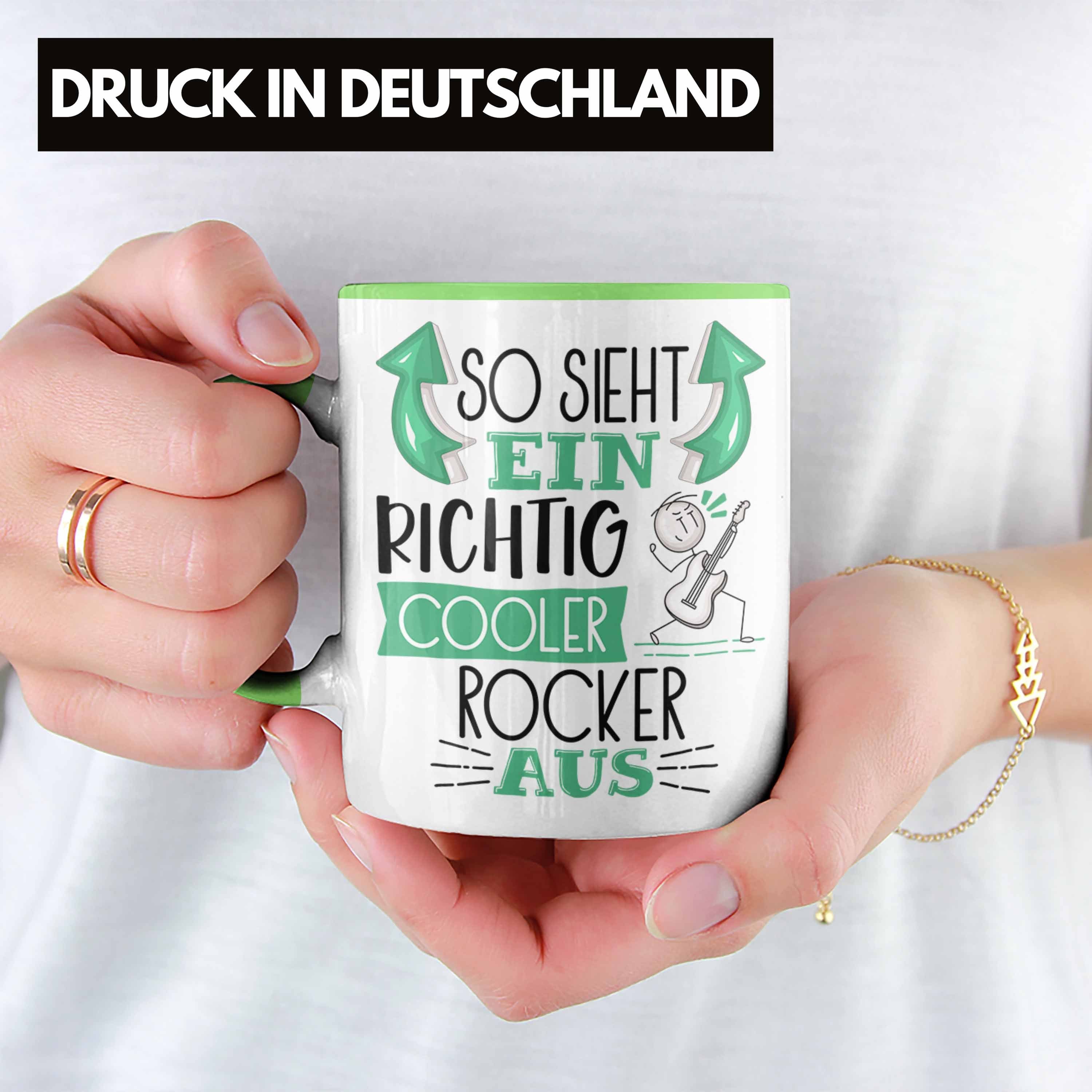 Cooler für Gebur Richtig Trendation Aus Geschenk Rocker Sieht Rocker Tasse Ein So Grün Tasse