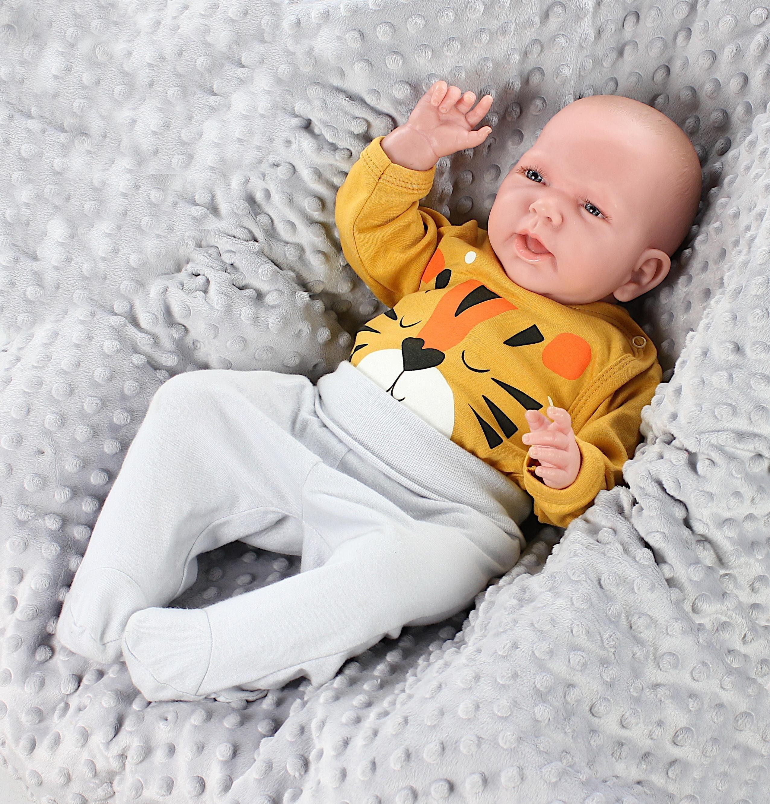 TupTam Langarmwickelbody TupTam Baby Langarm Wickelbody Mädchen Body Jungen im 5er Set