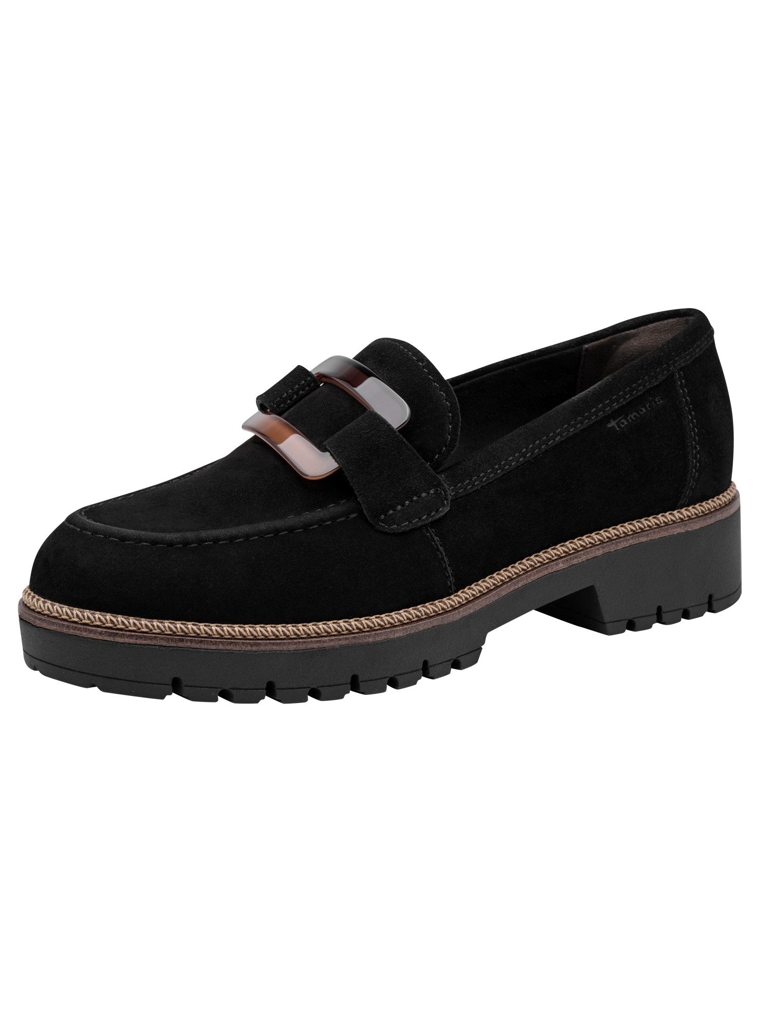Tamaris TOUCH-IT aus Leder kein Absatz 1-24722-43 Slipper TOUCH-IT