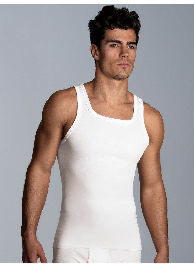 Trigema Achselhemd TRIGEMA Unterhemd aus Biobaumwolle im Doppelpack (2-St)